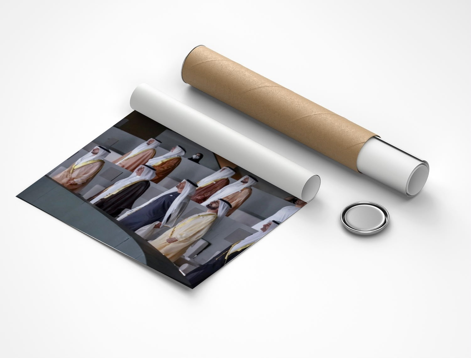 Rolled poster