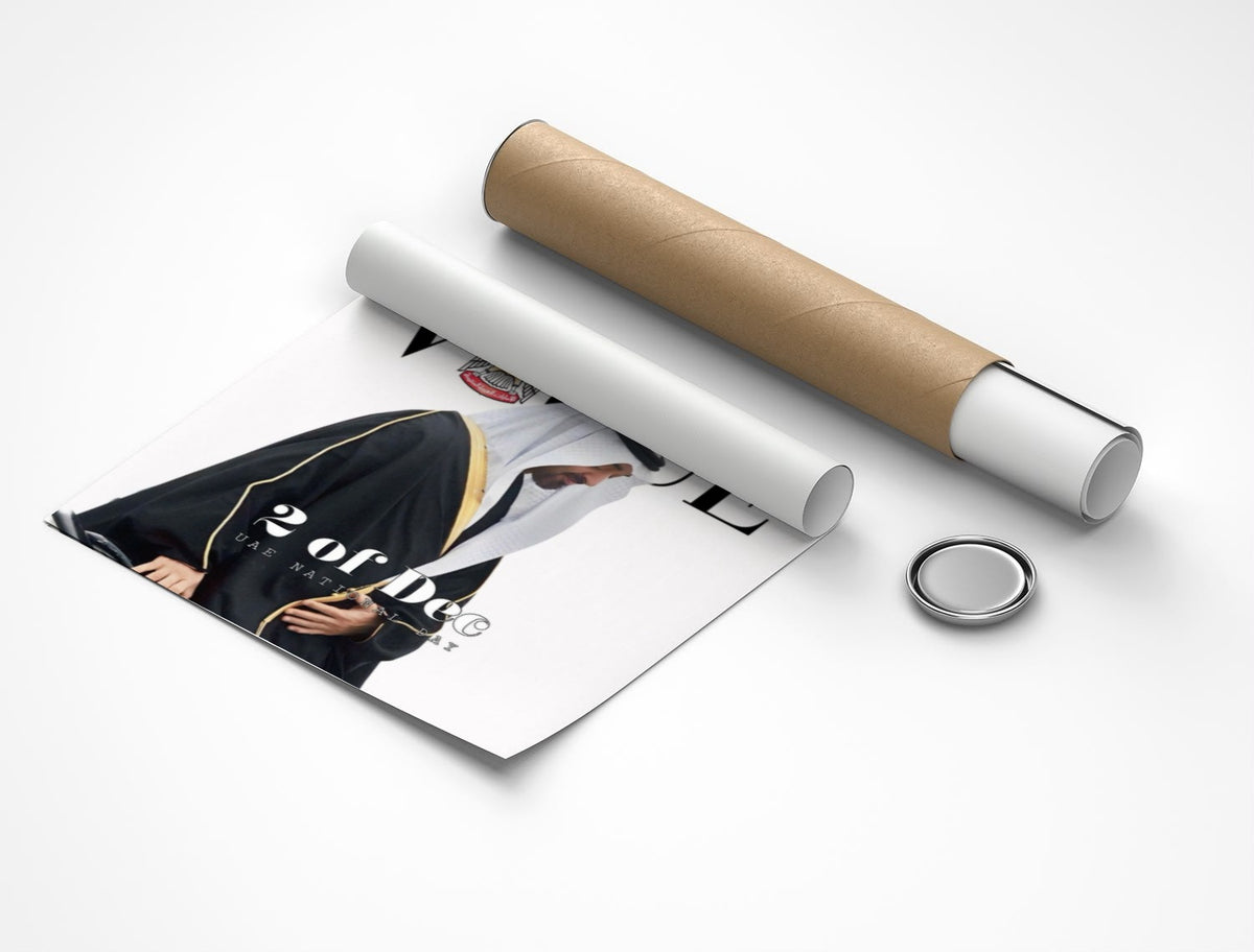 Rolled poster