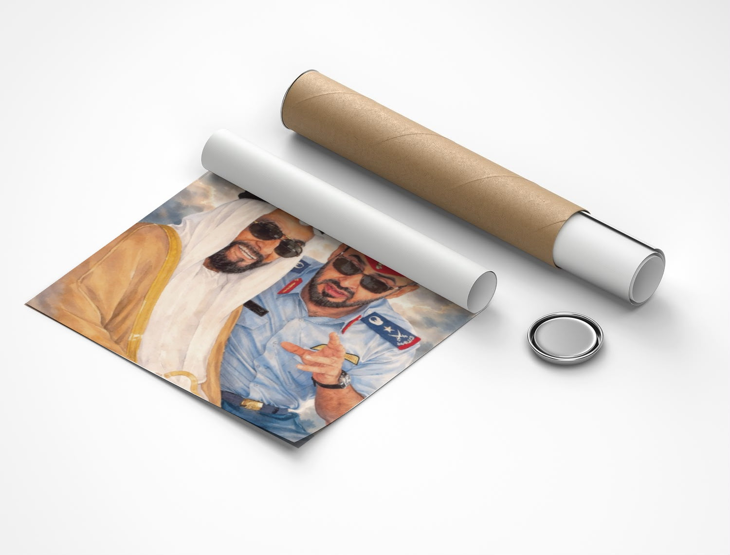 Rolled poster