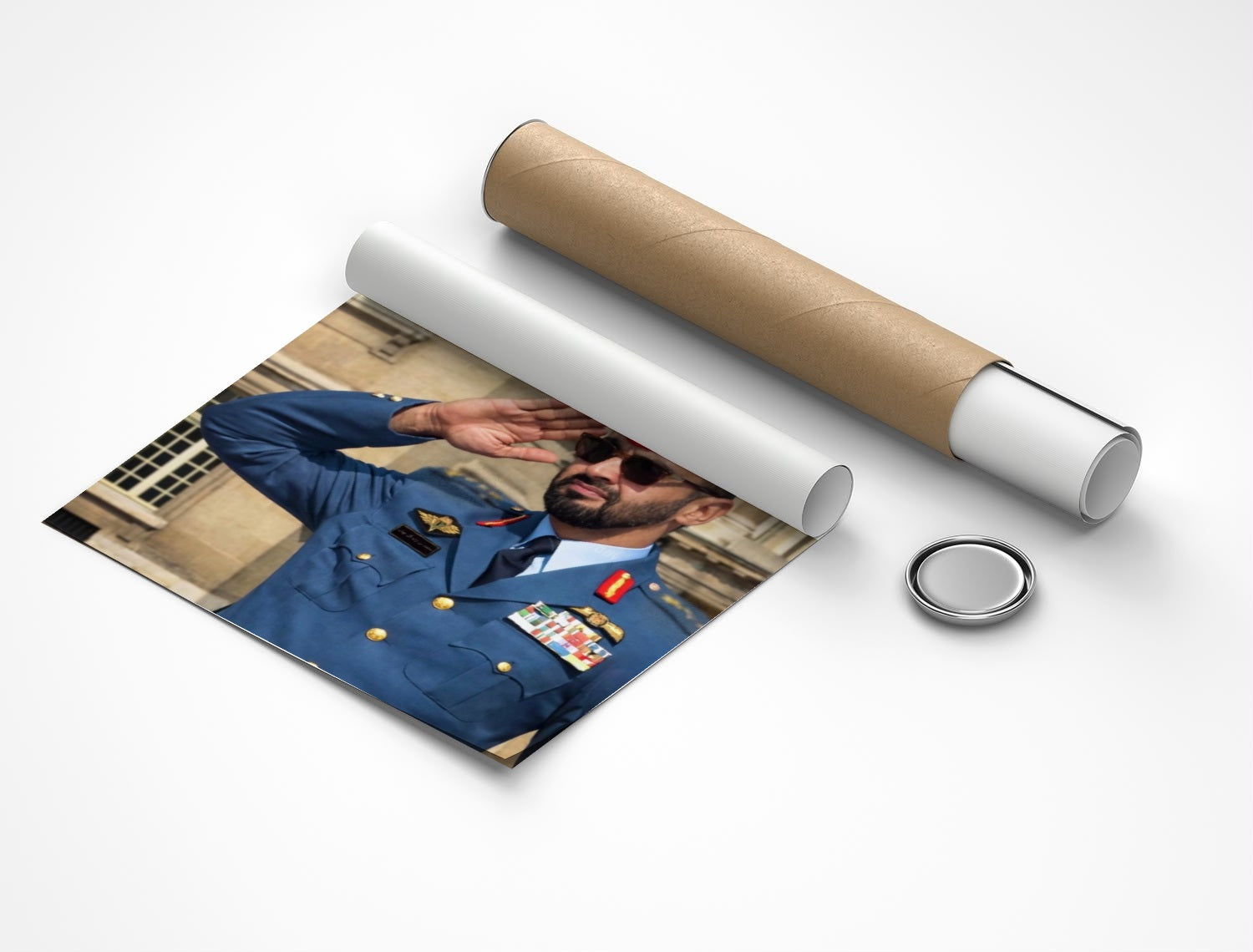Rolled poster