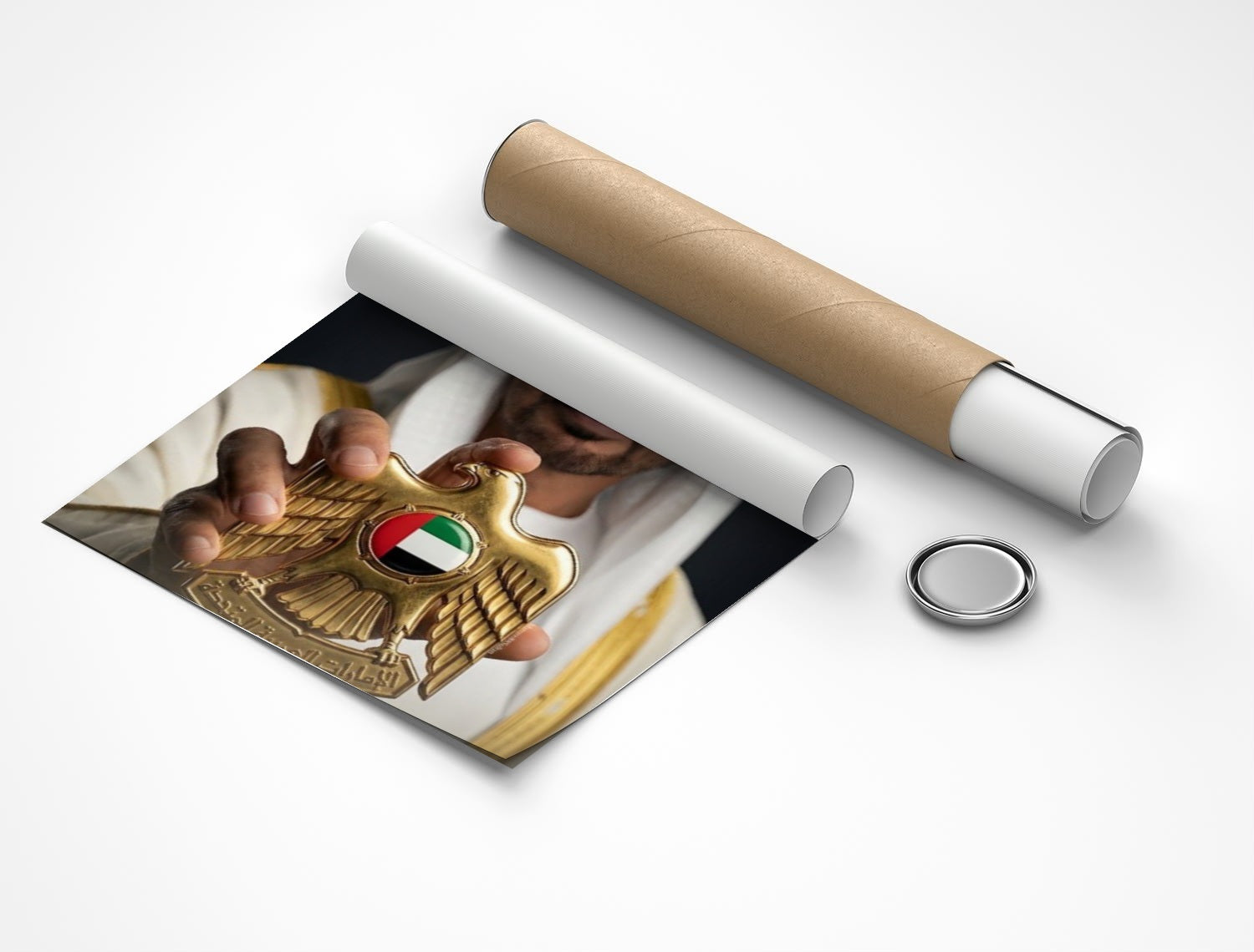 Rolled poster