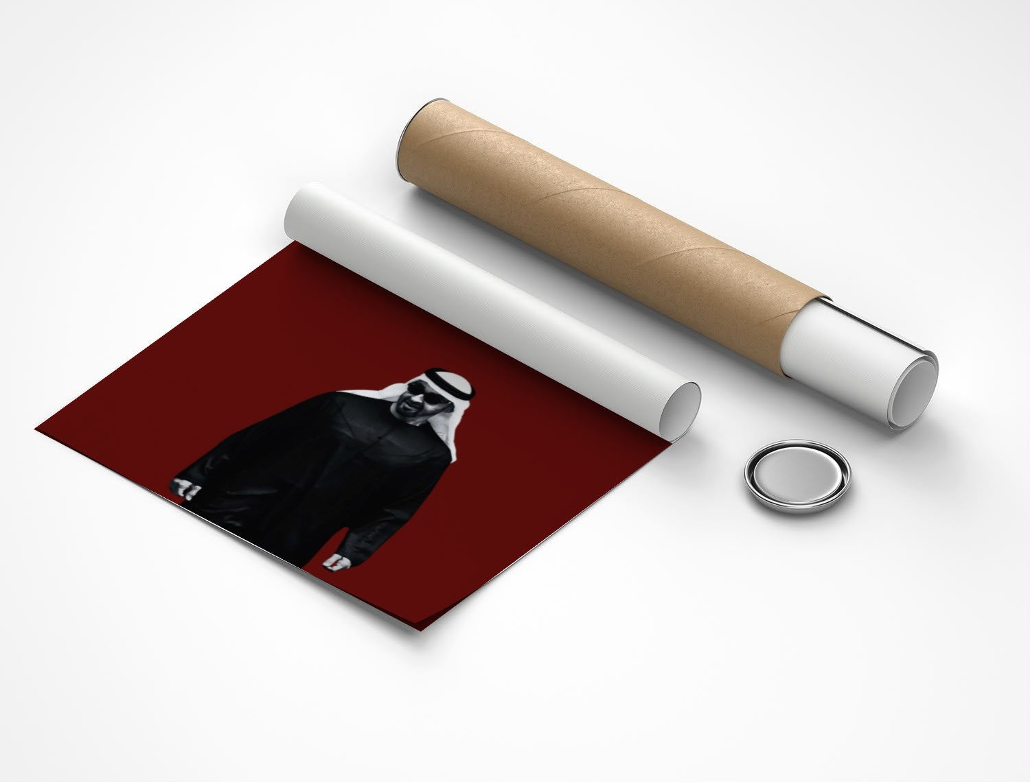 Rolled poster