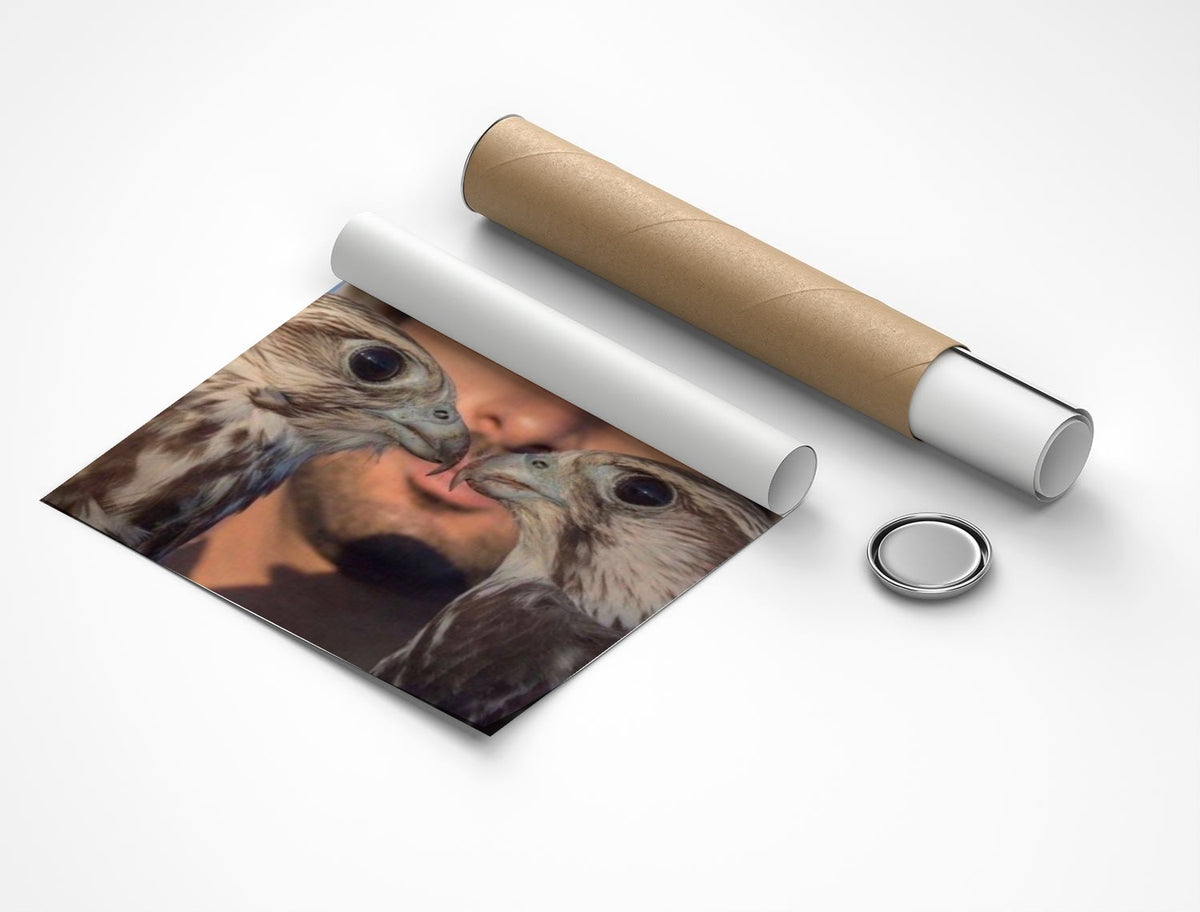 Rolled poster