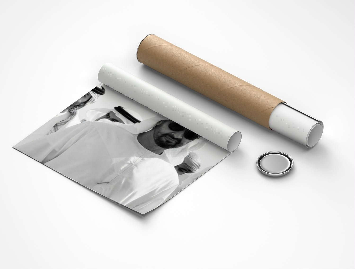 Rolled poster