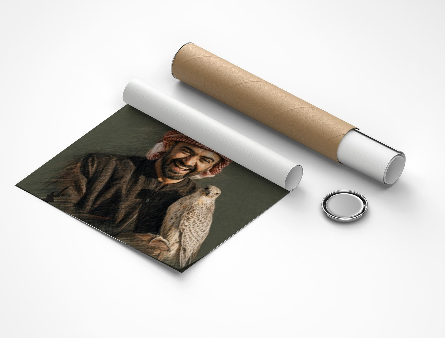 Rolled poster