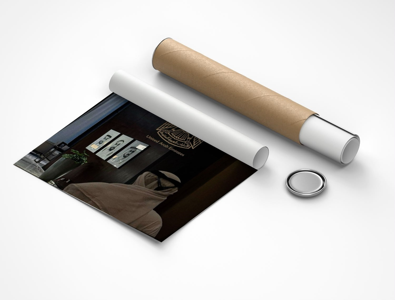 Rolled poster