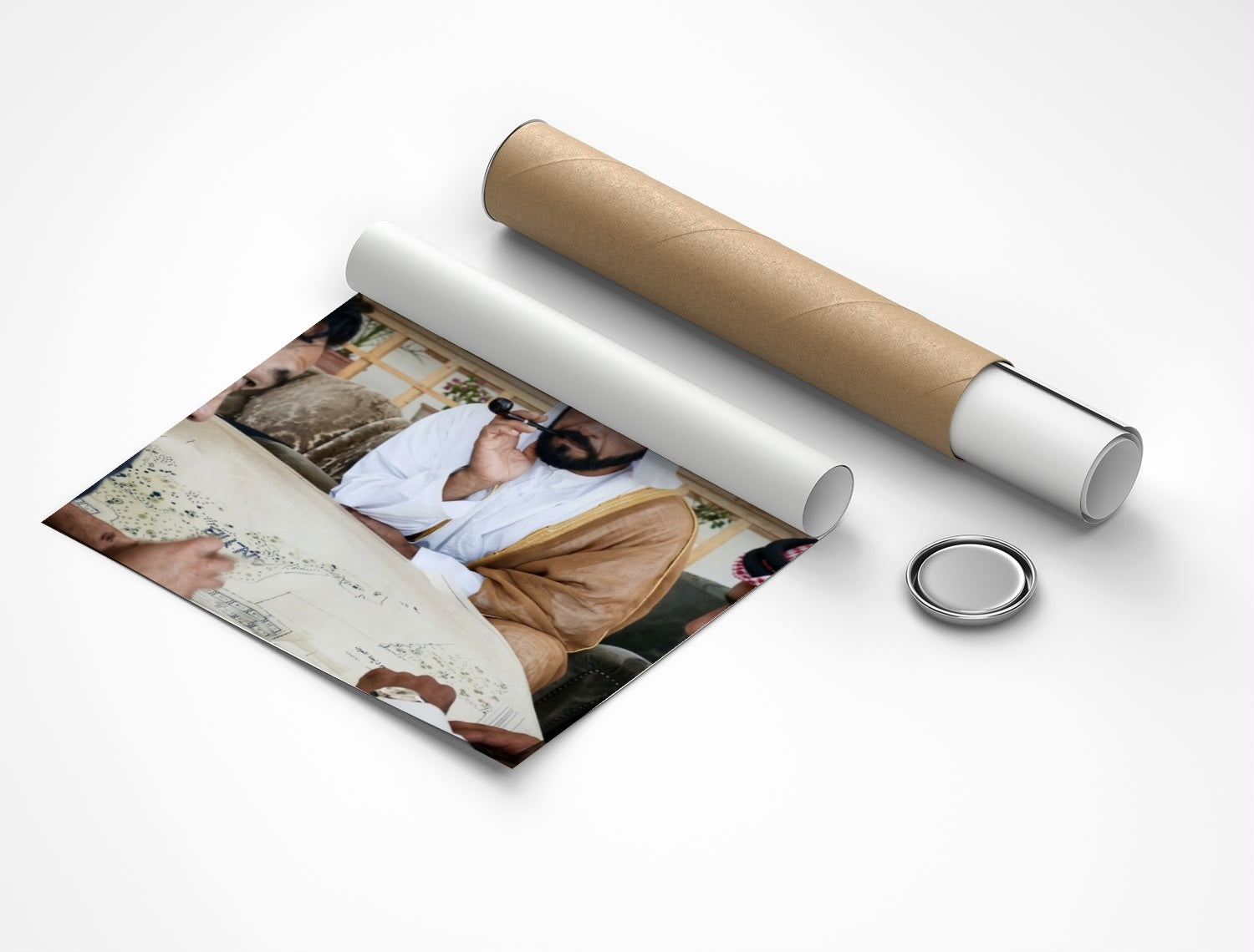 Rolled poster