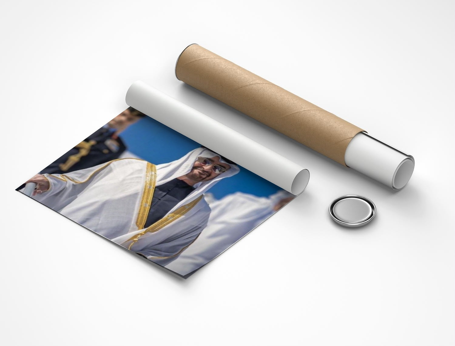 Rolled poster