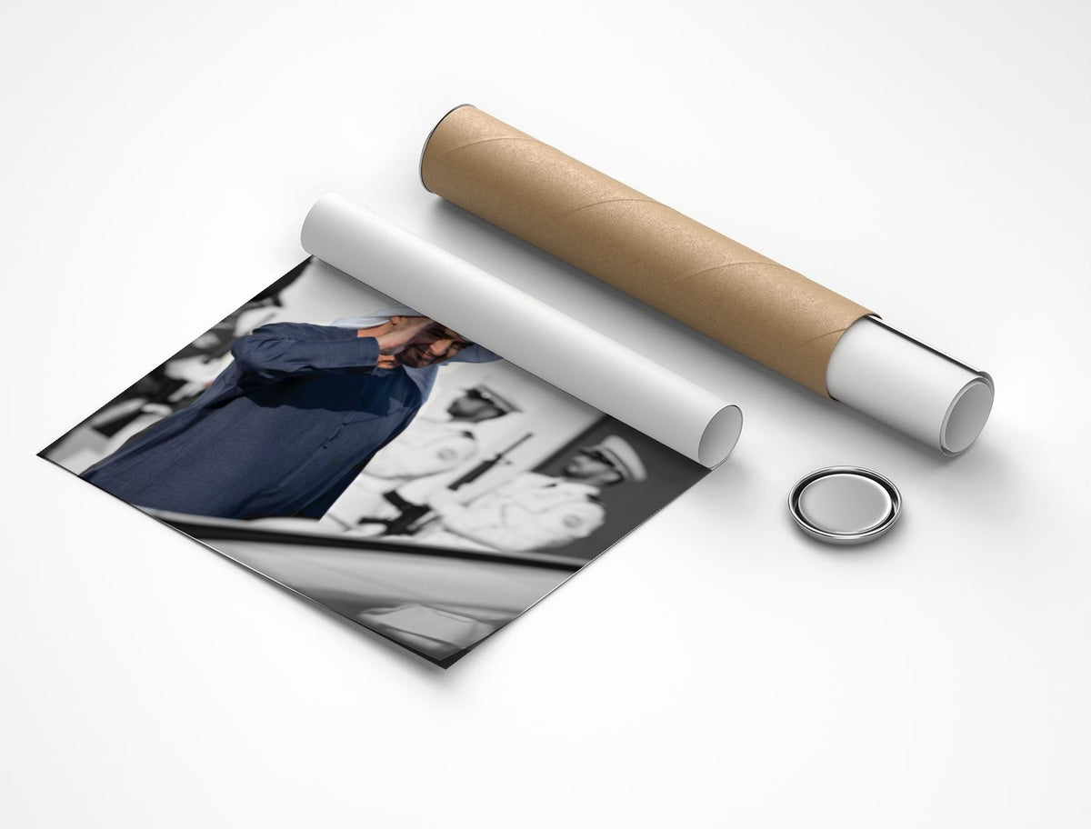 Rolled poster