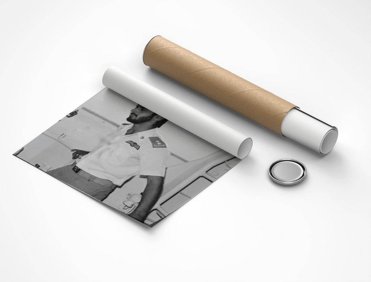 Rolled poster