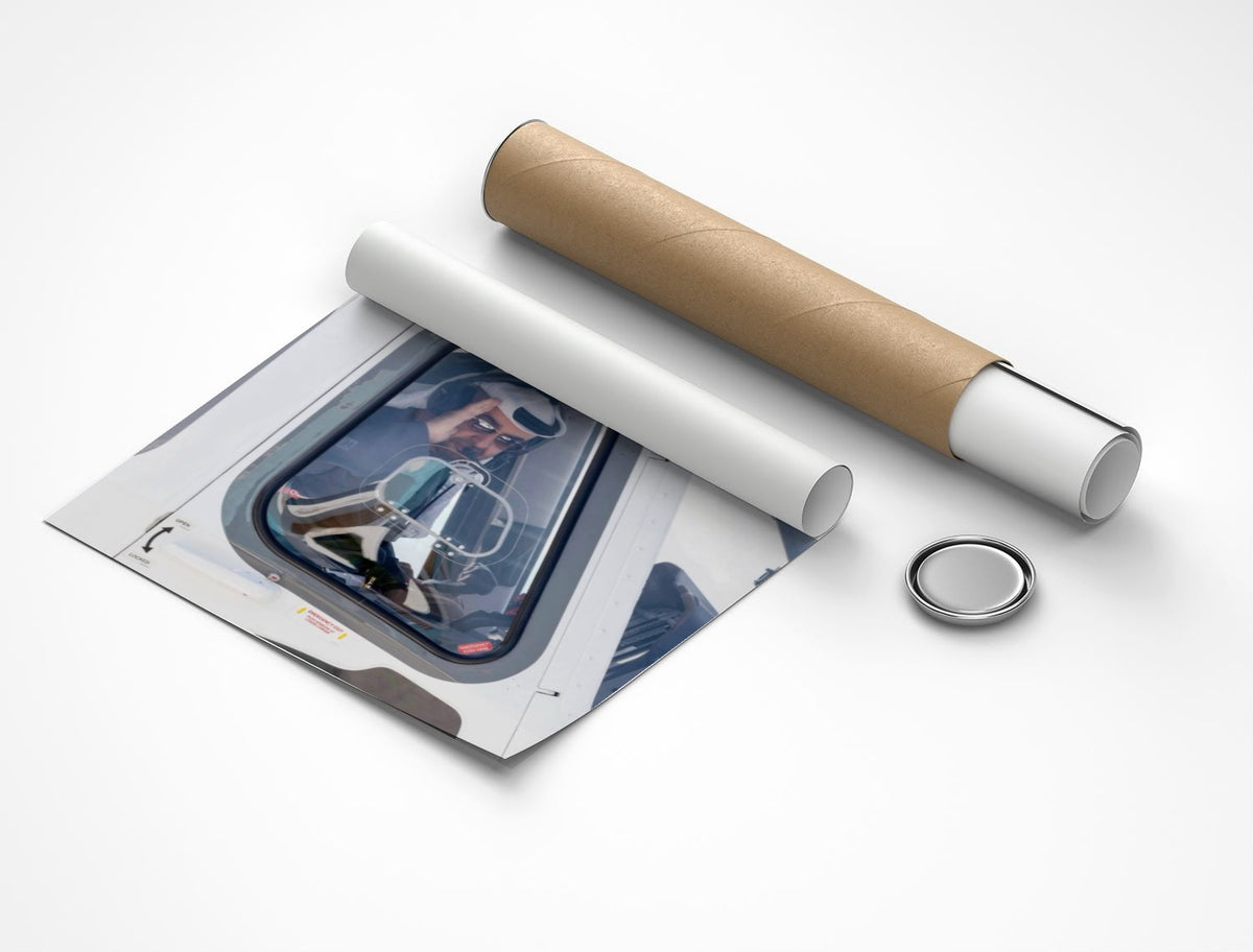 Rolled poster