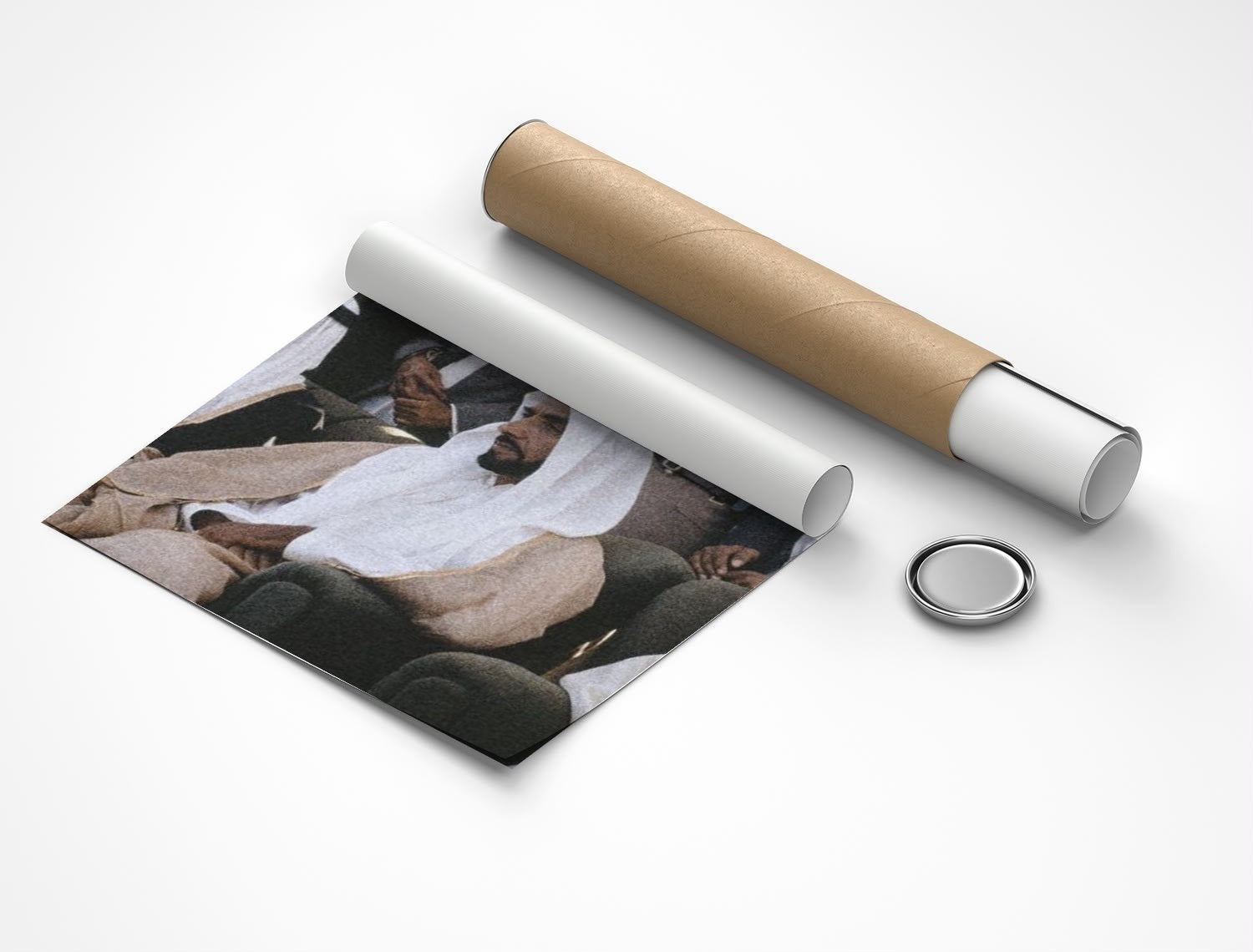 Rolled poster