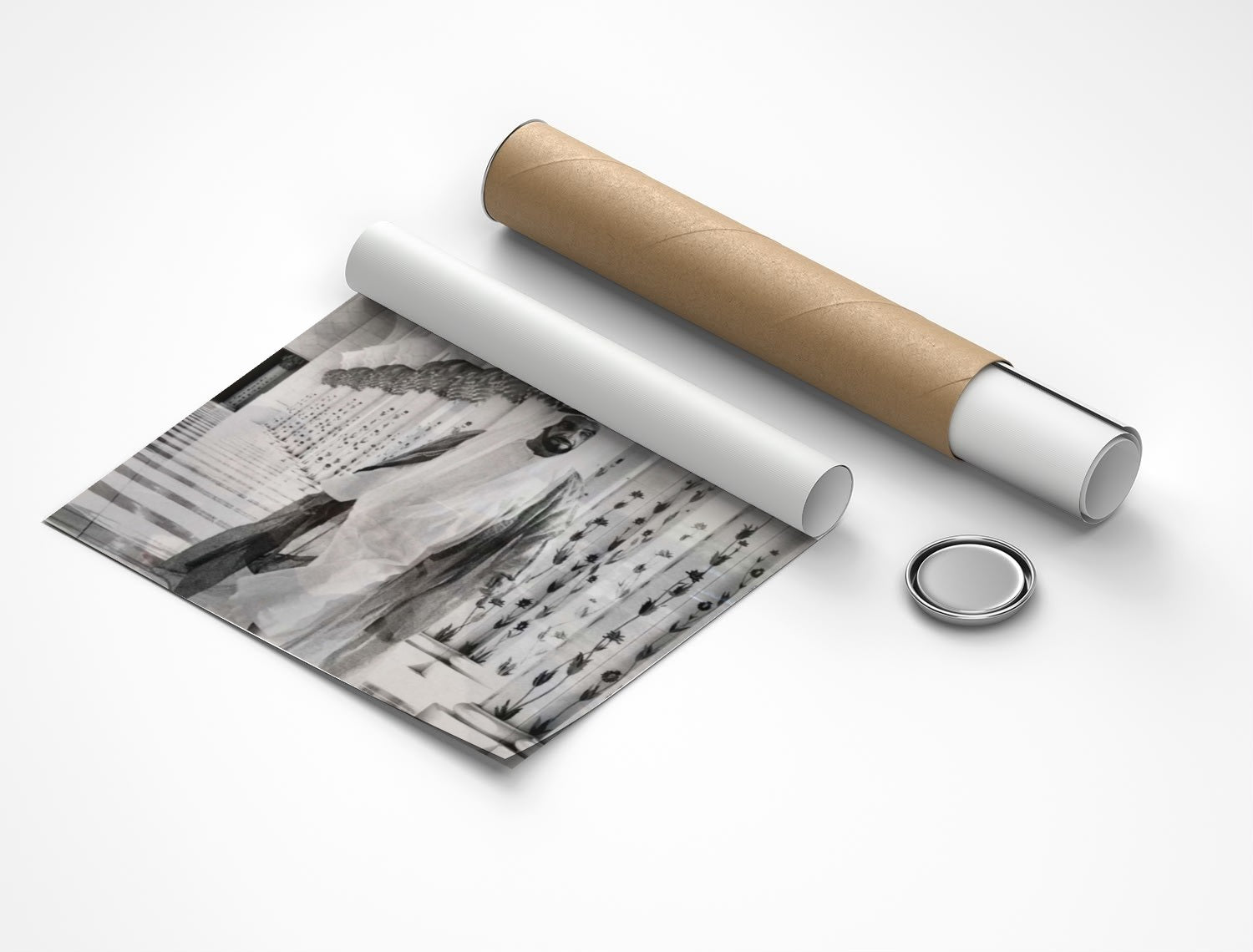 Rolled poster