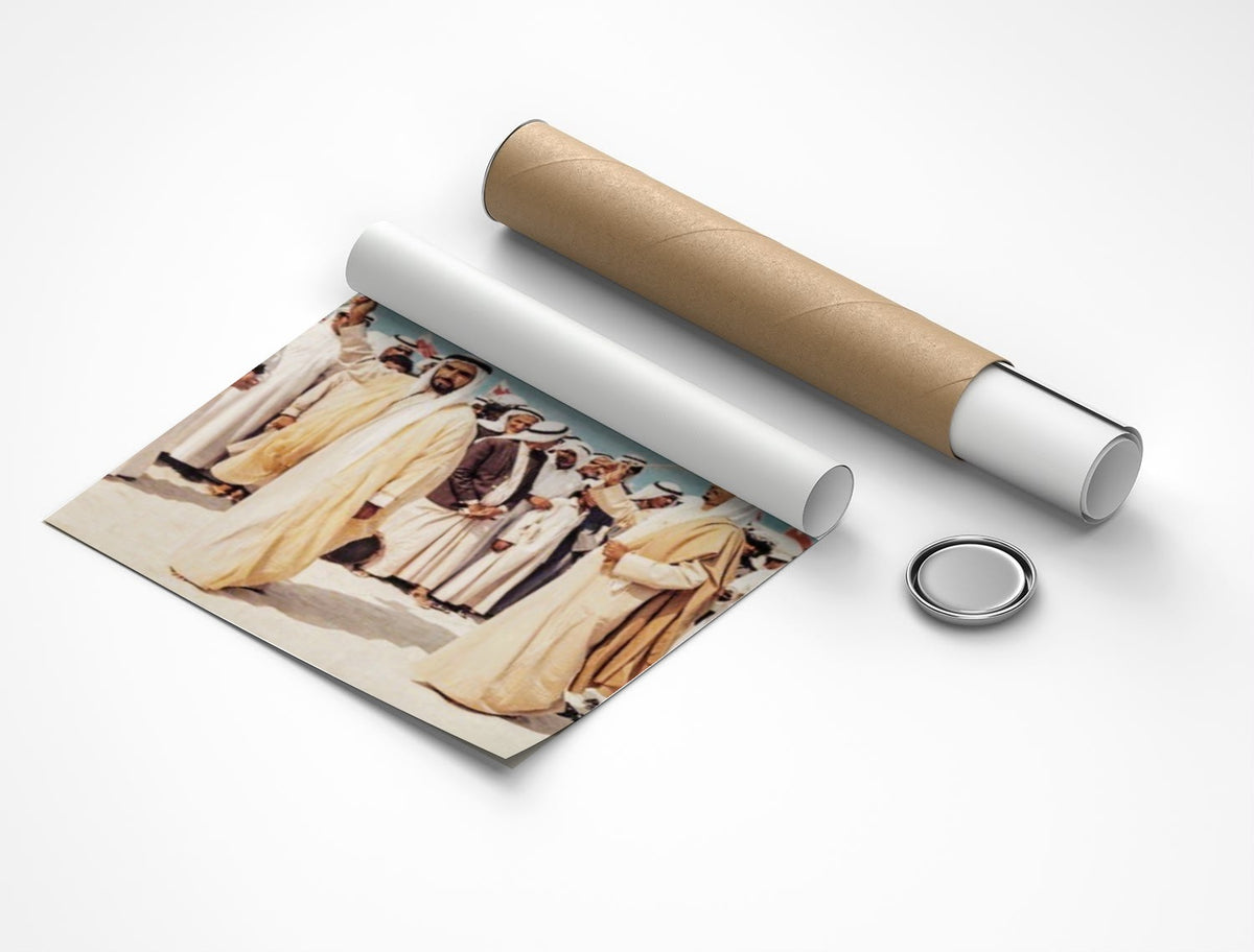 Rolled poster