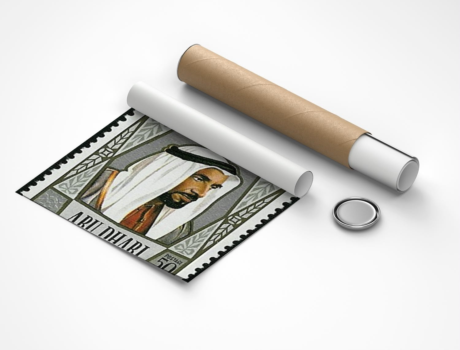 Rolled poster