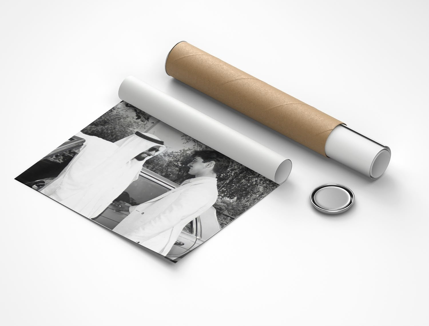Rolled poster