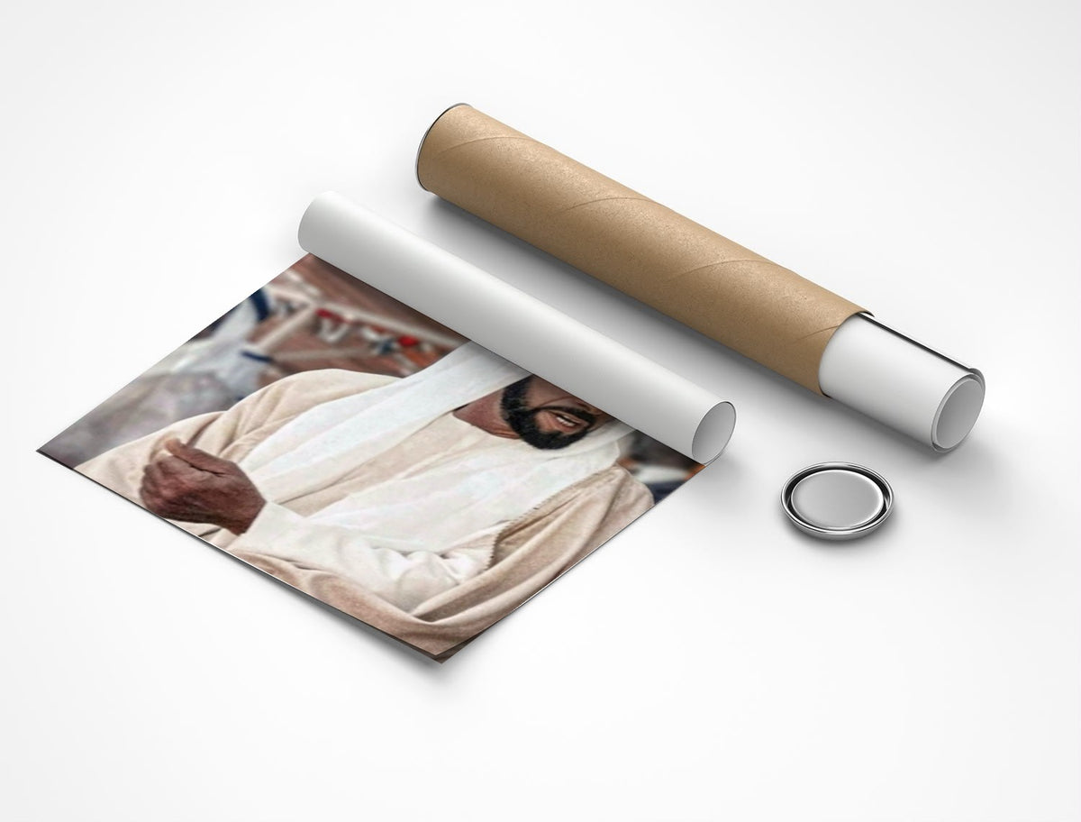 Rolled poster