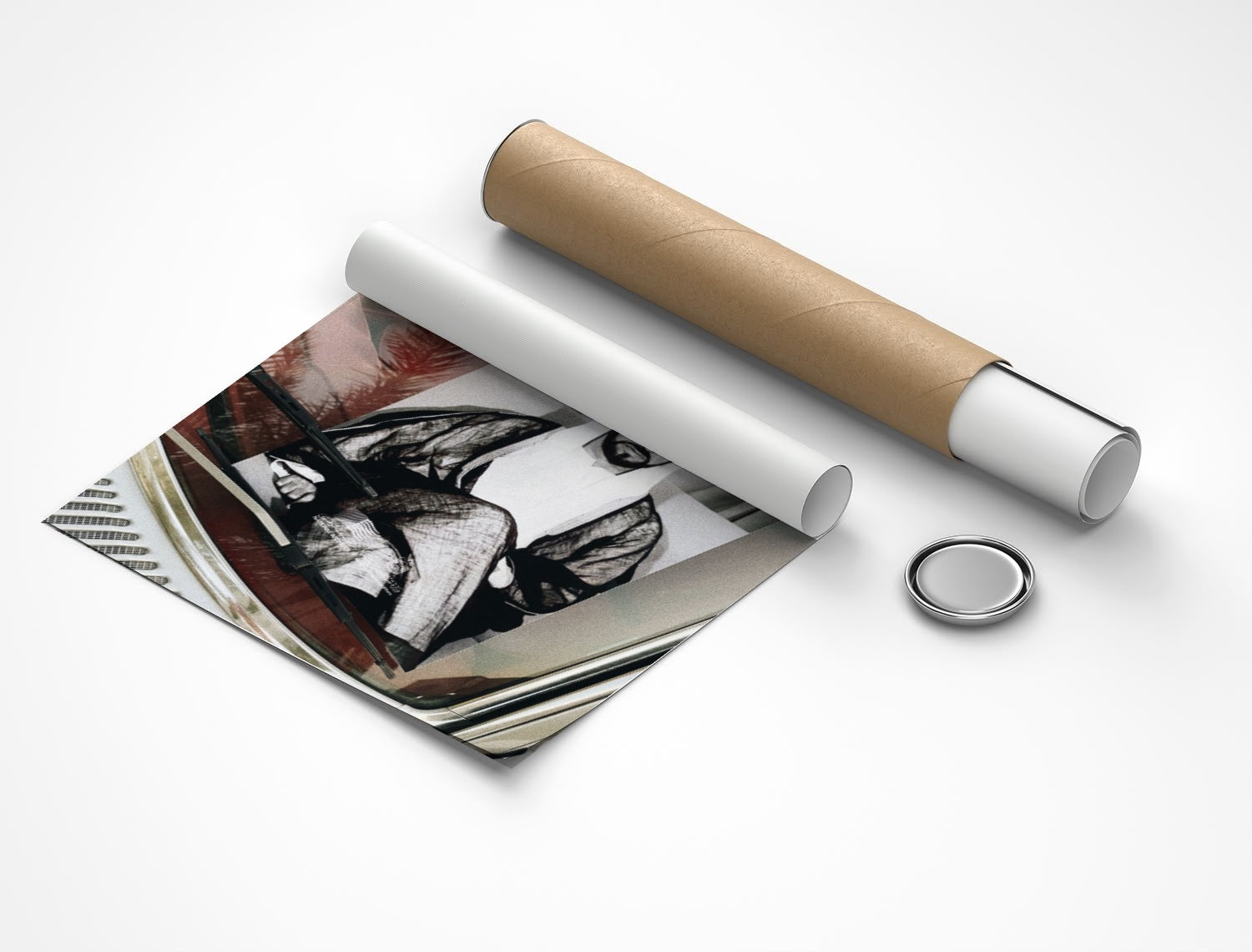 Rolled poster