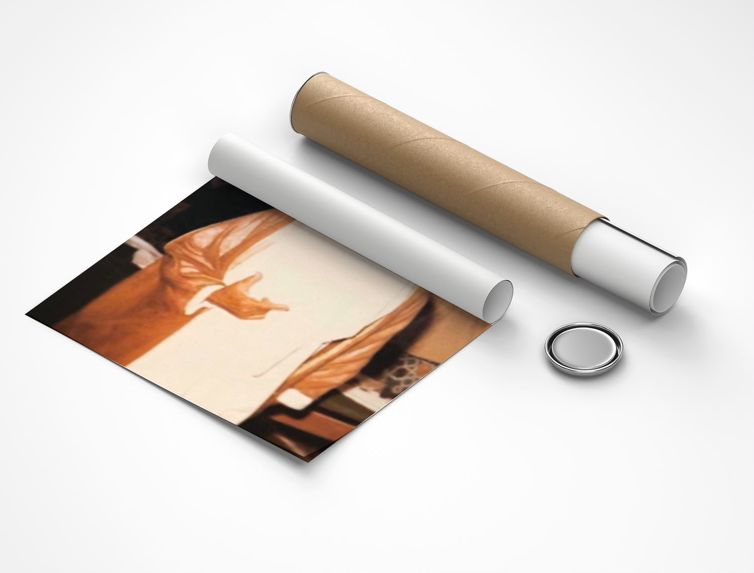 Rolled poster