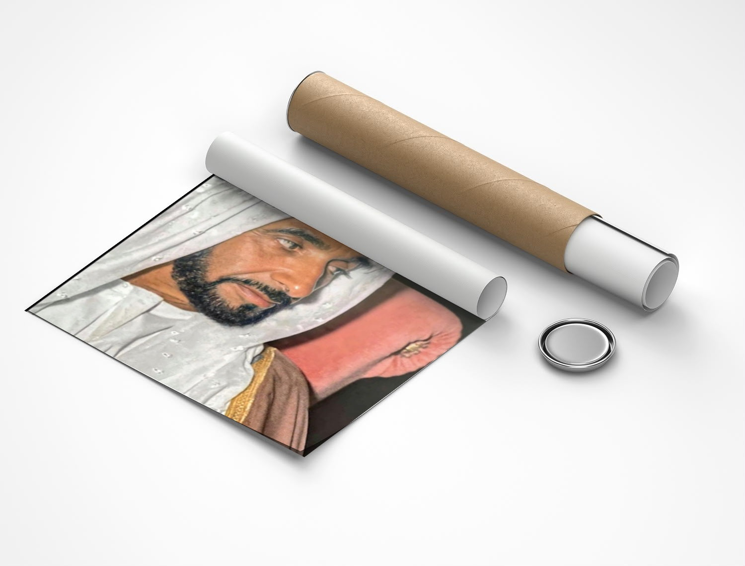 Rolled poster