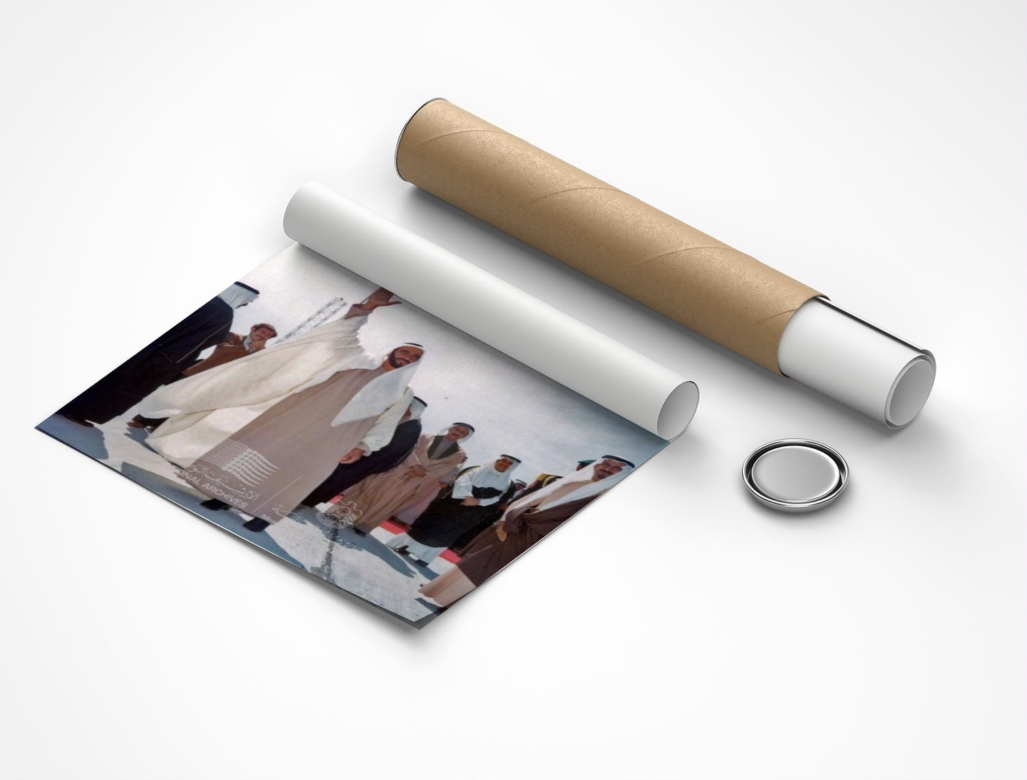 Rolled poster