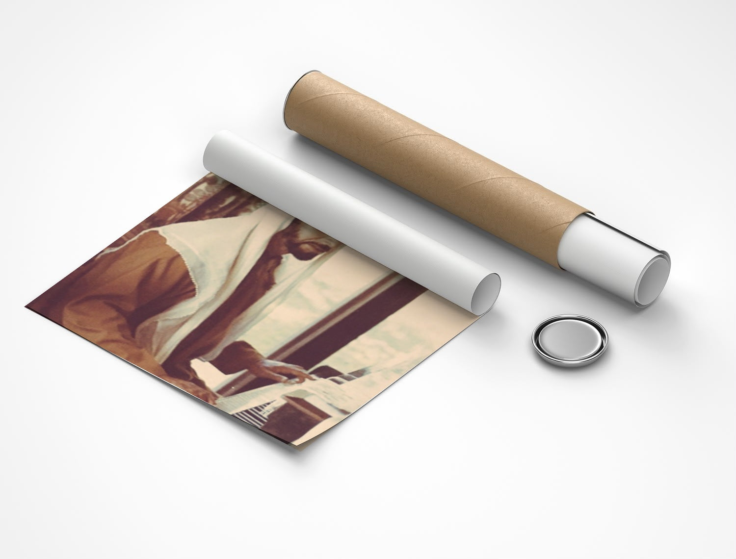 Rolled poster