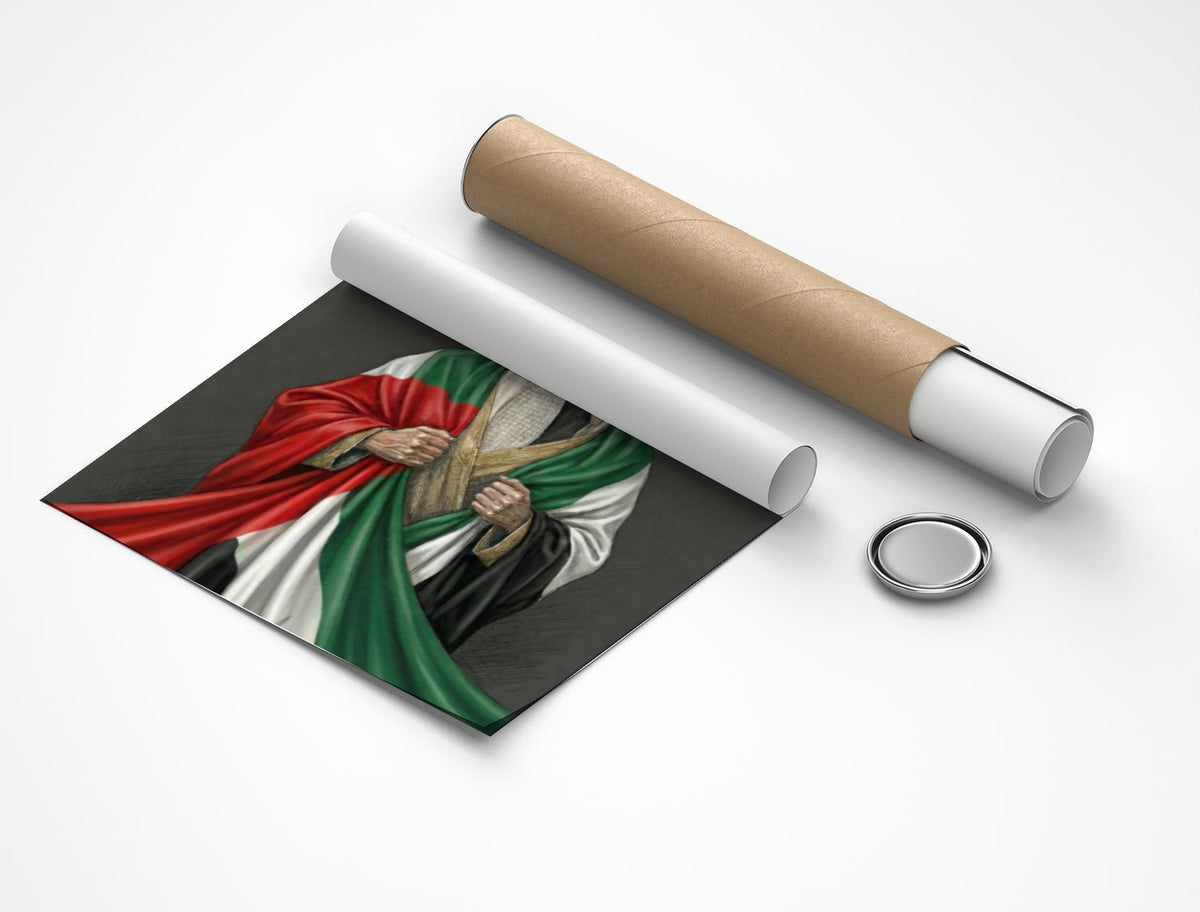 Rolled poster