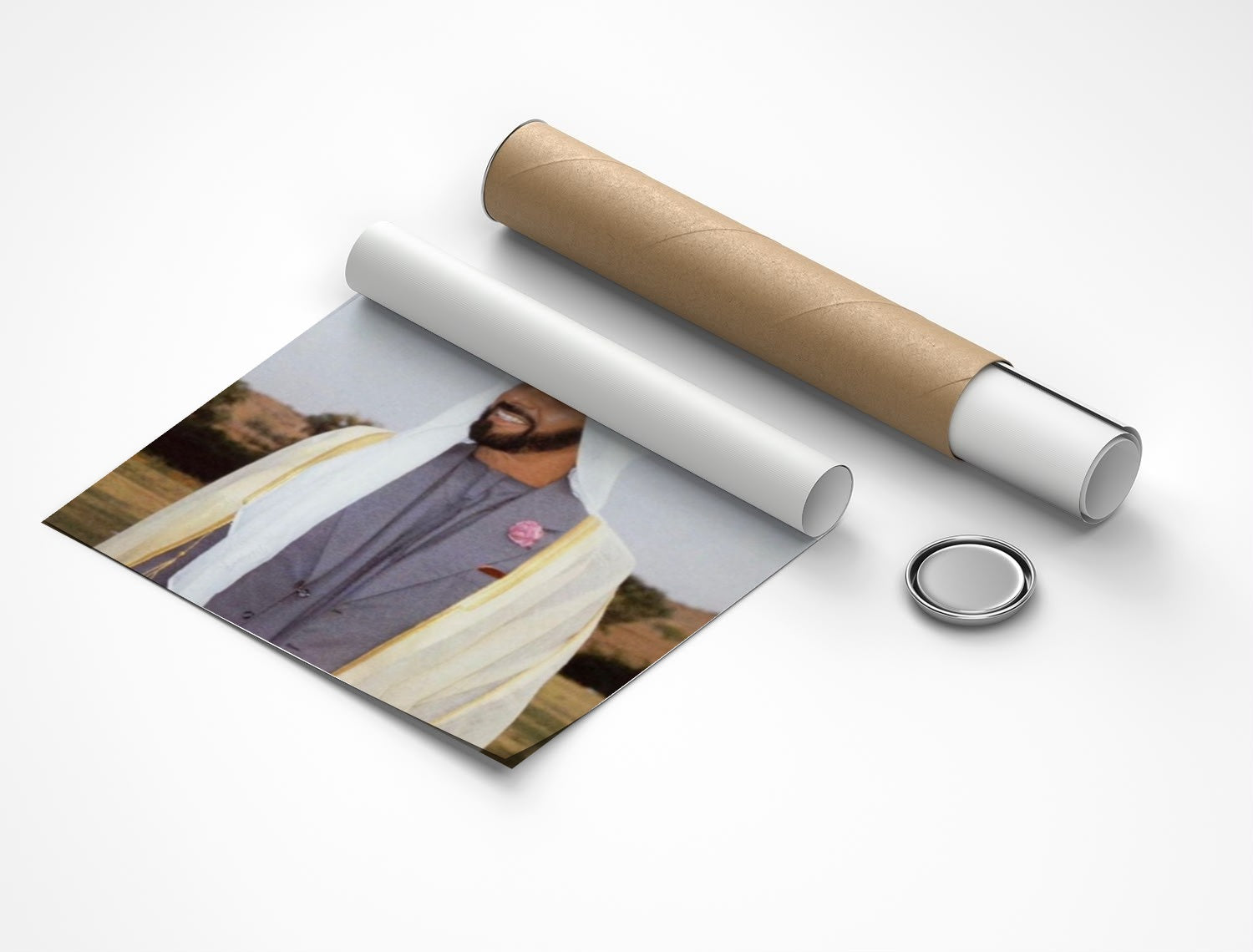 Rolled poster