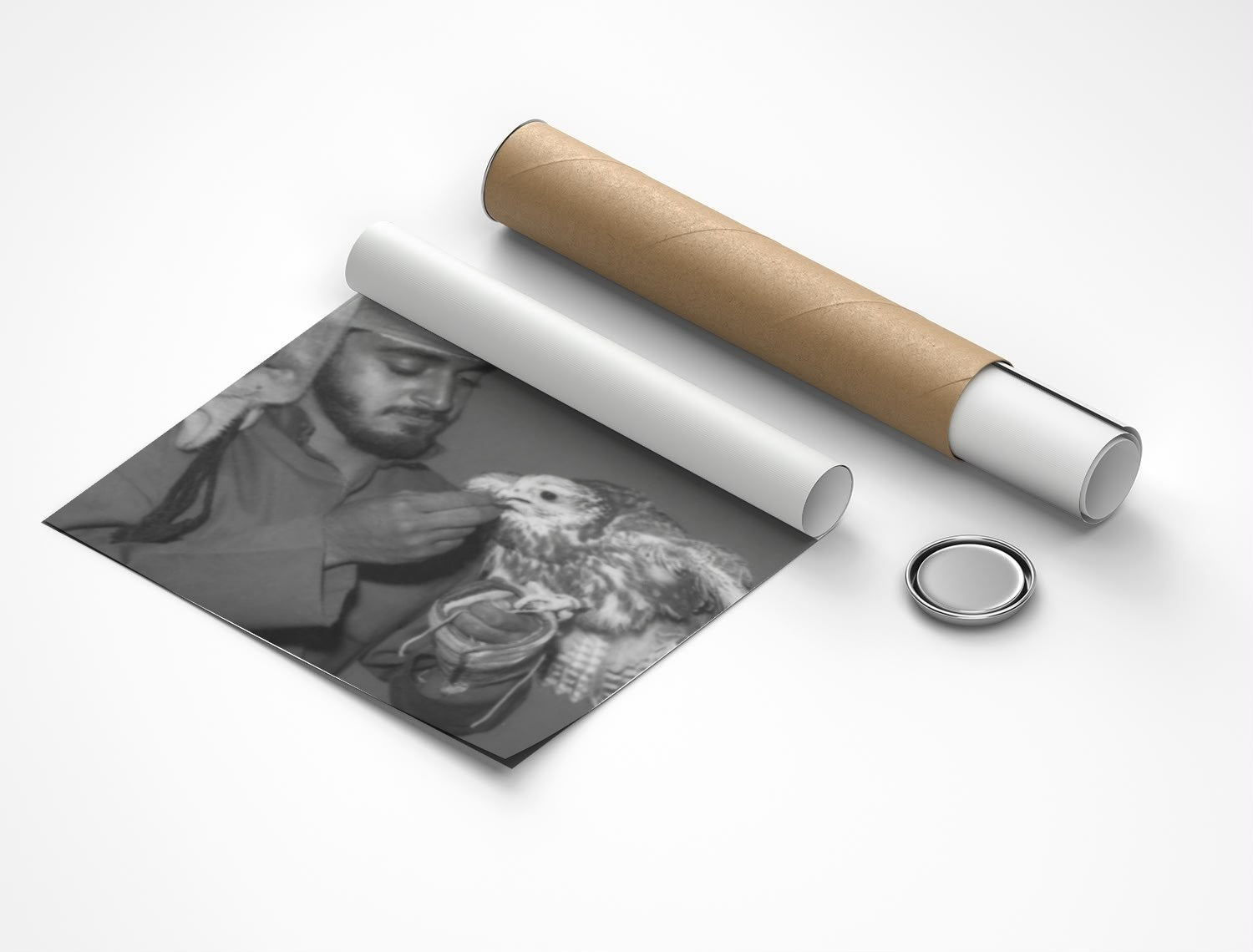 Rolled poster