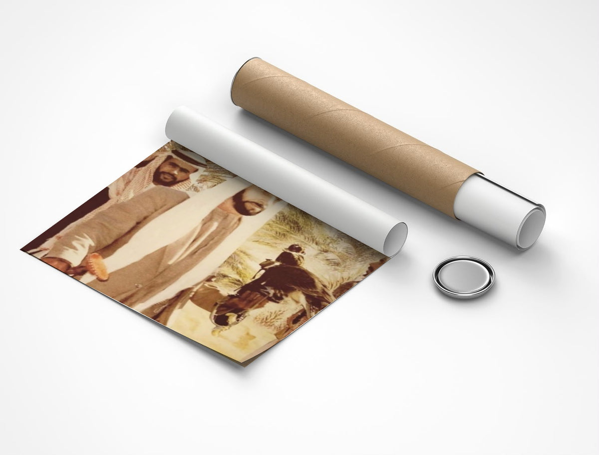 Rolled poster