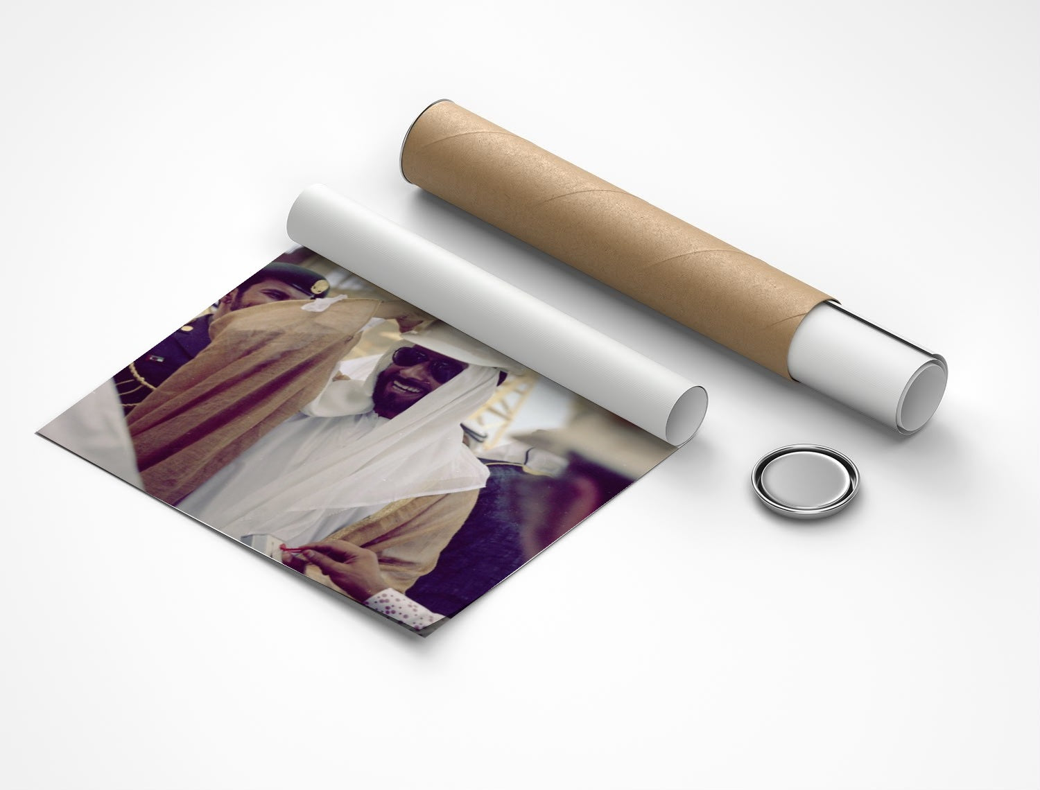 Rolled poster