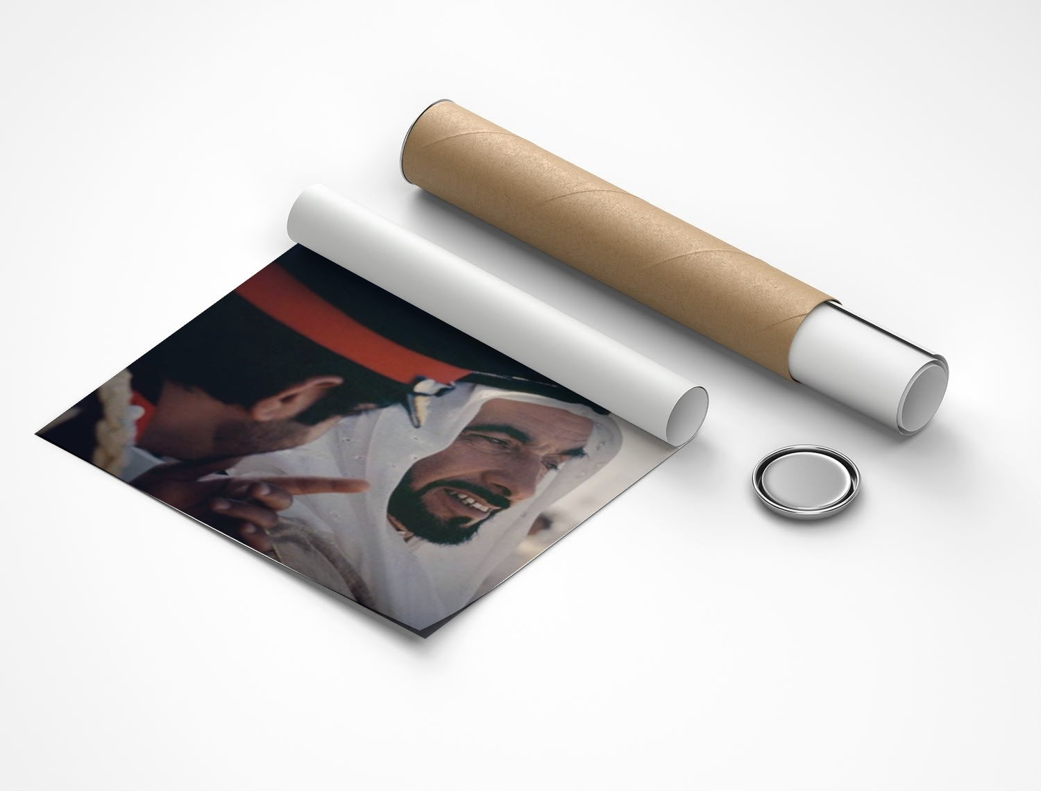 Rolled poster
