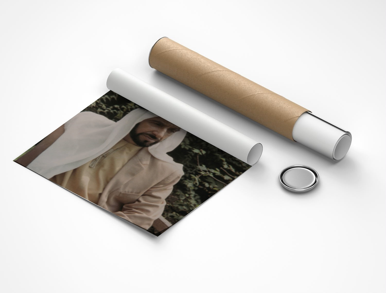 Rolled poster