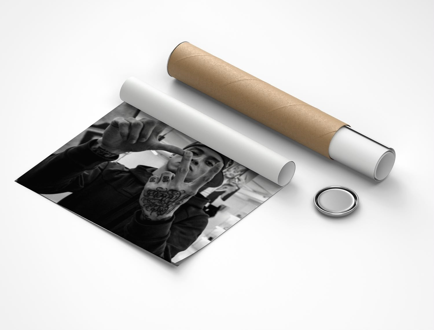 Rolled poster