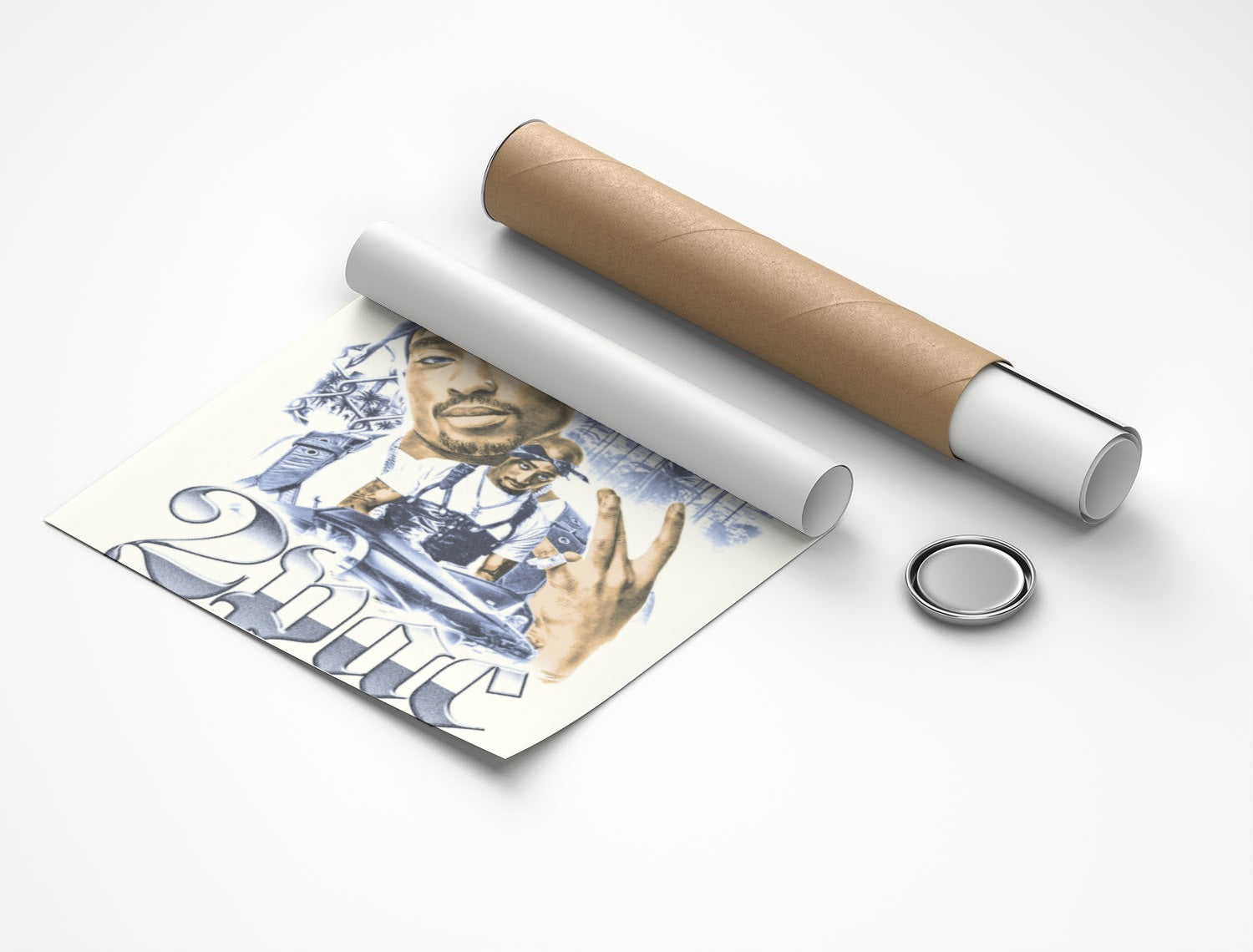 Rolled poster