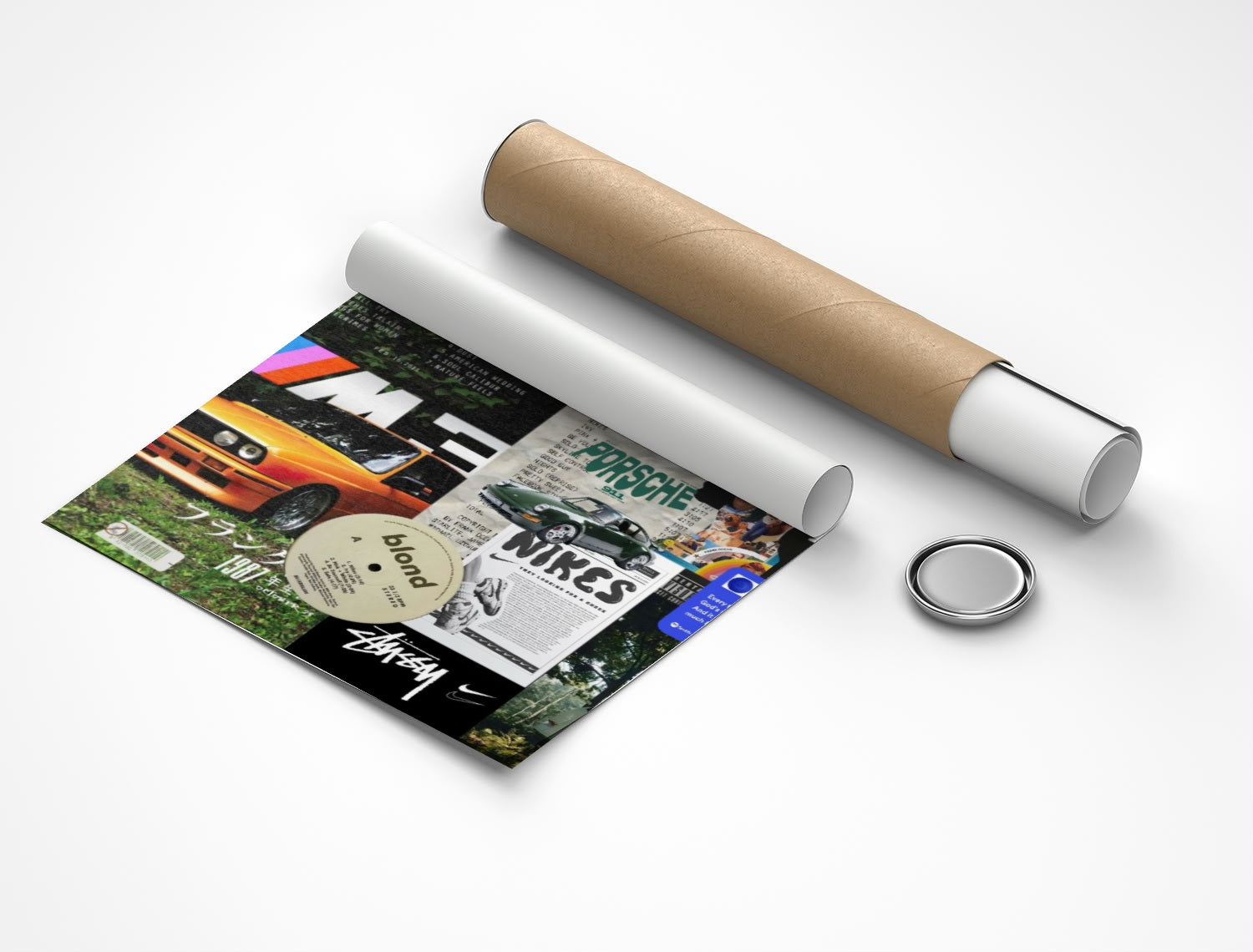Rolled poster