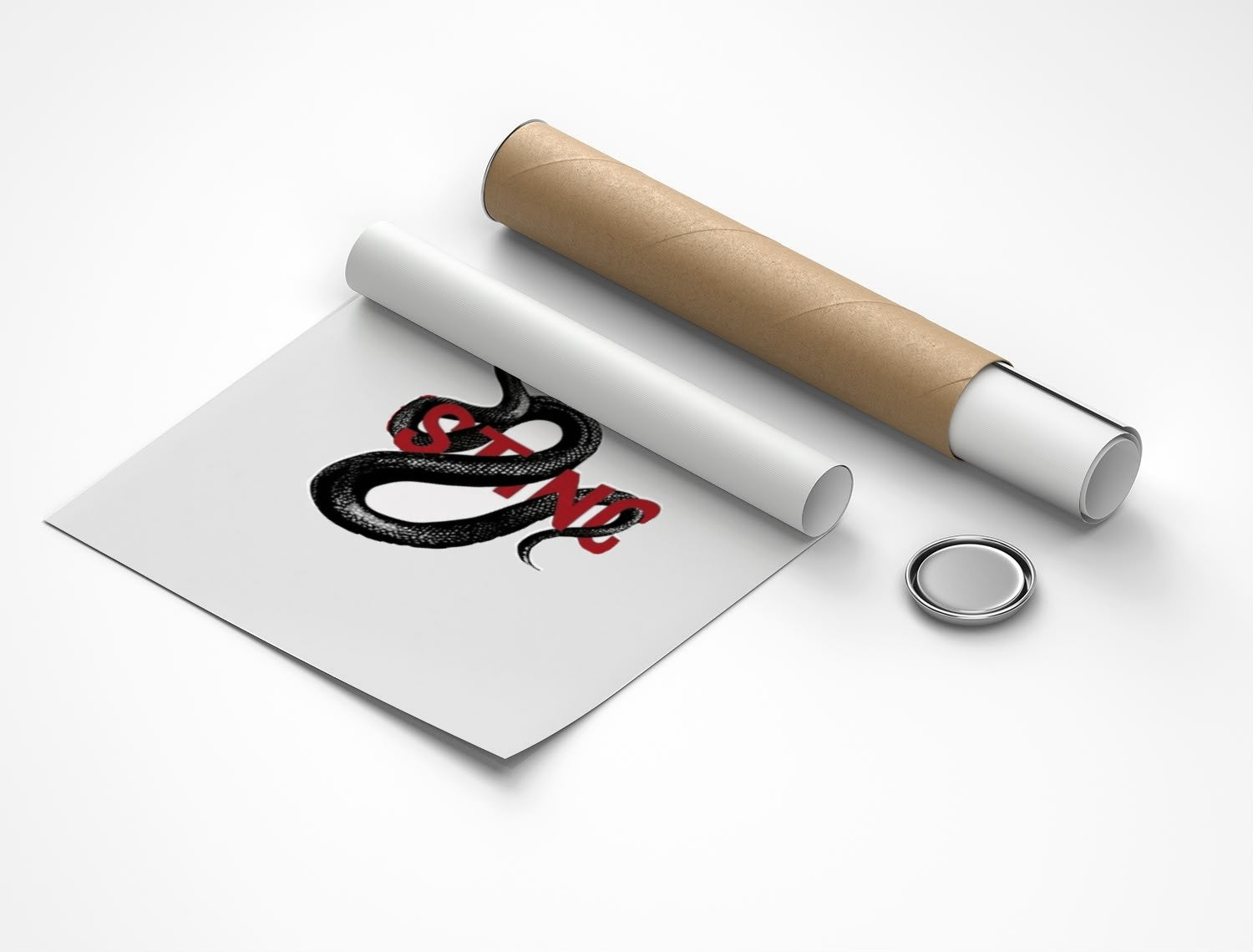 Rolled poster