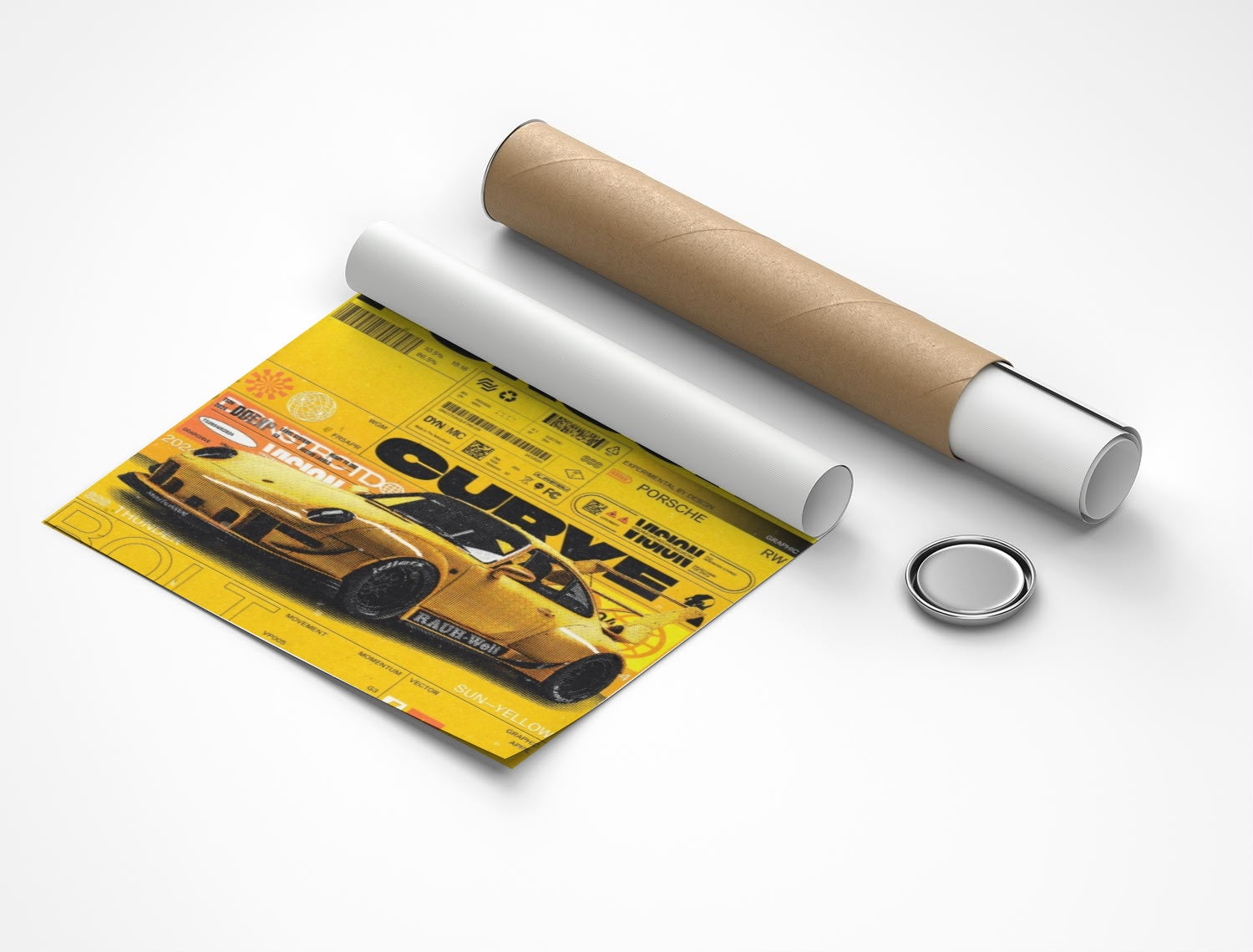 Rolled poster