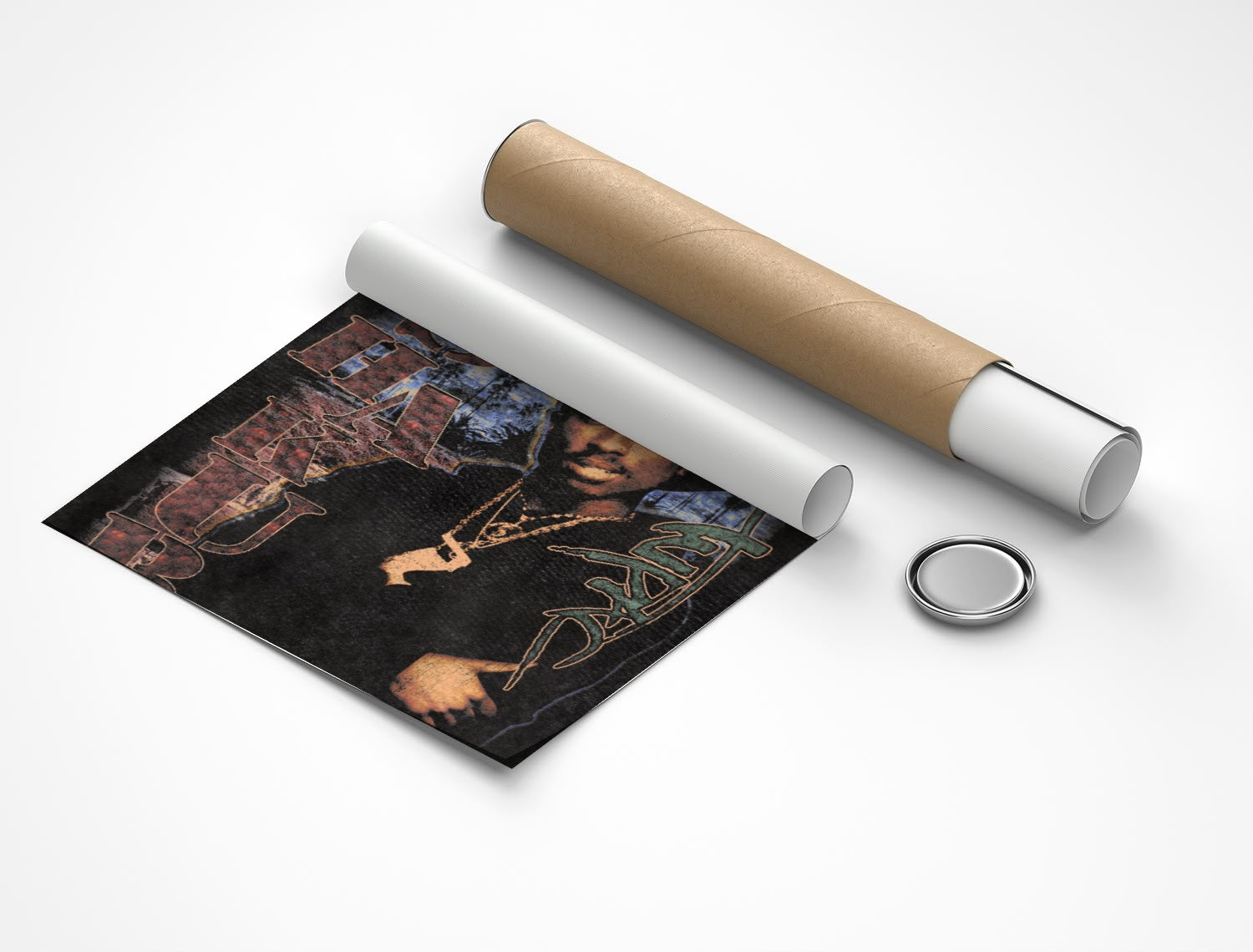 Rolled poster
