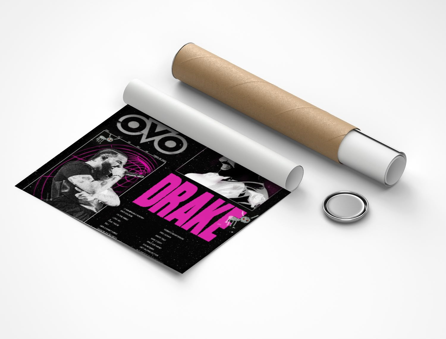 Rolled poster