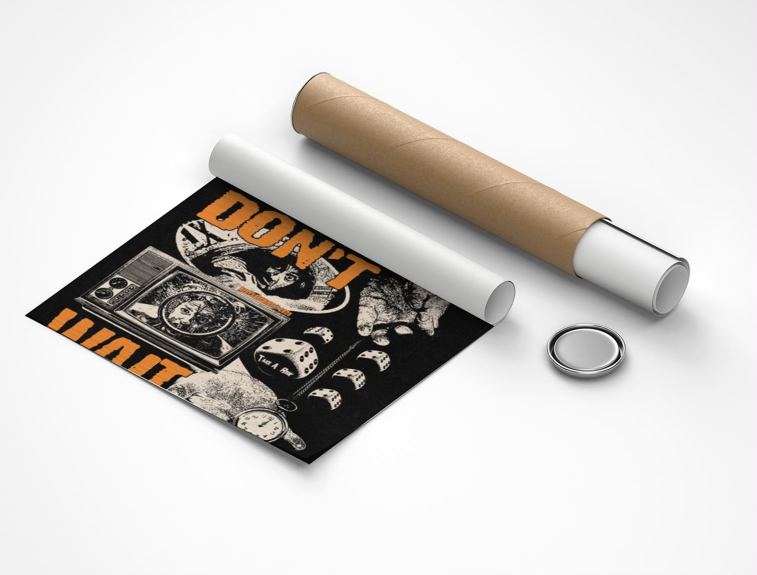 Rolled poster