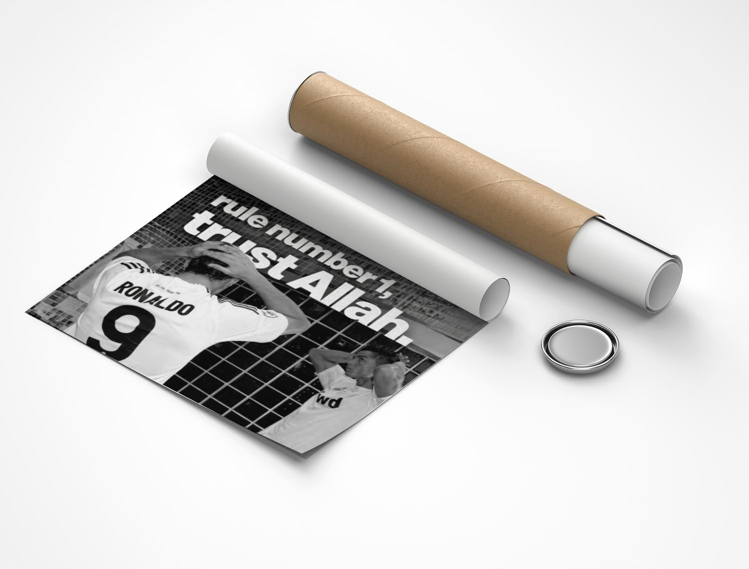 Rolled poster