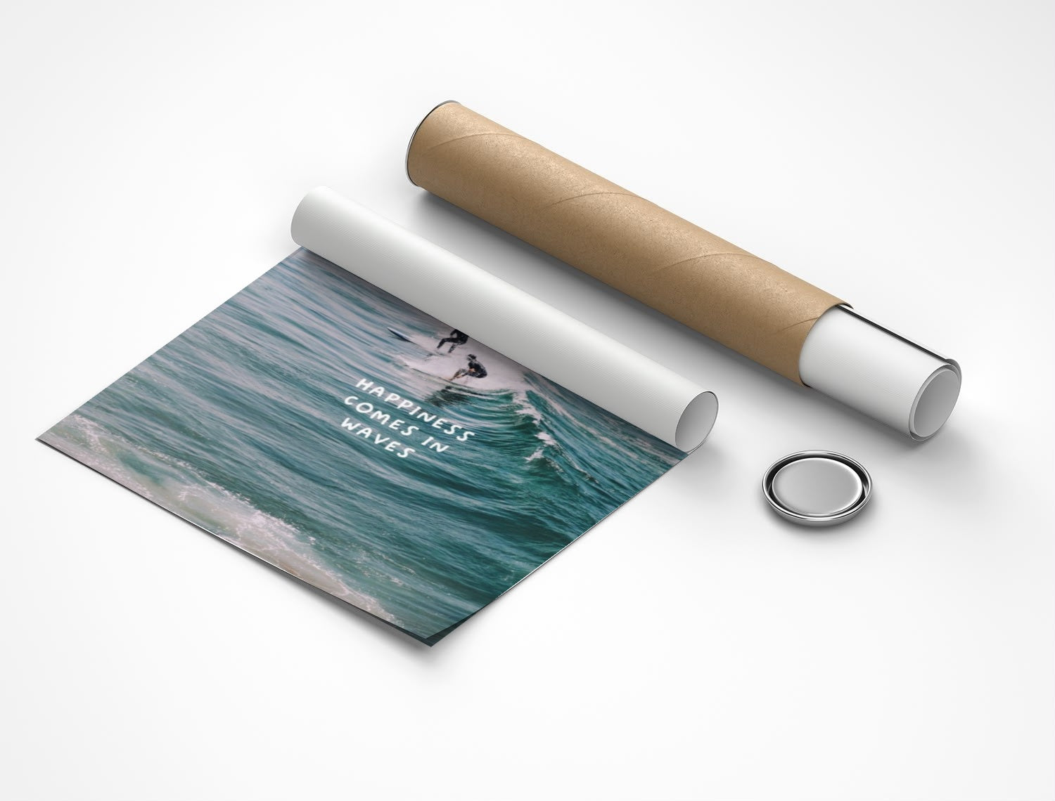 Rolled poster