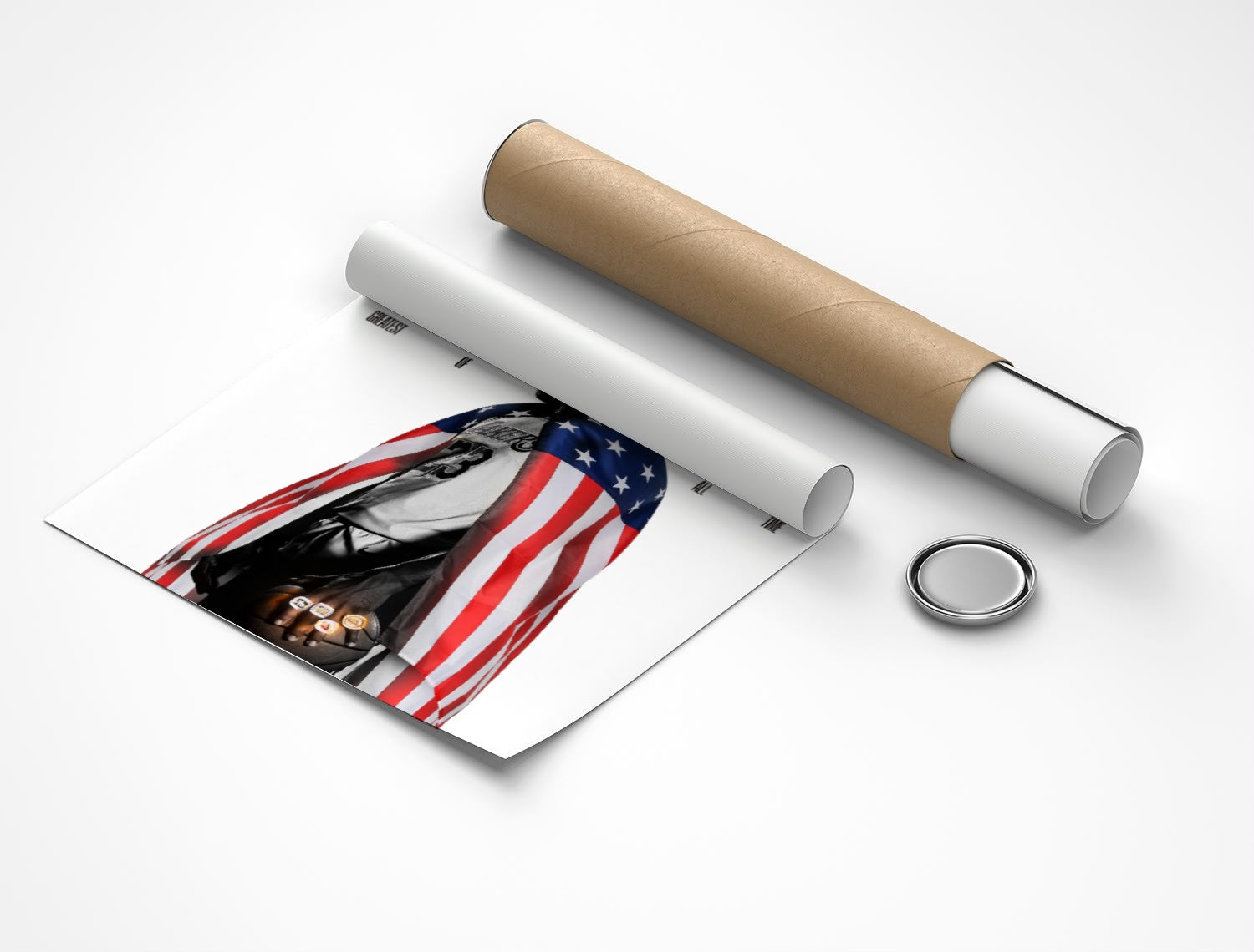 Rolled poster