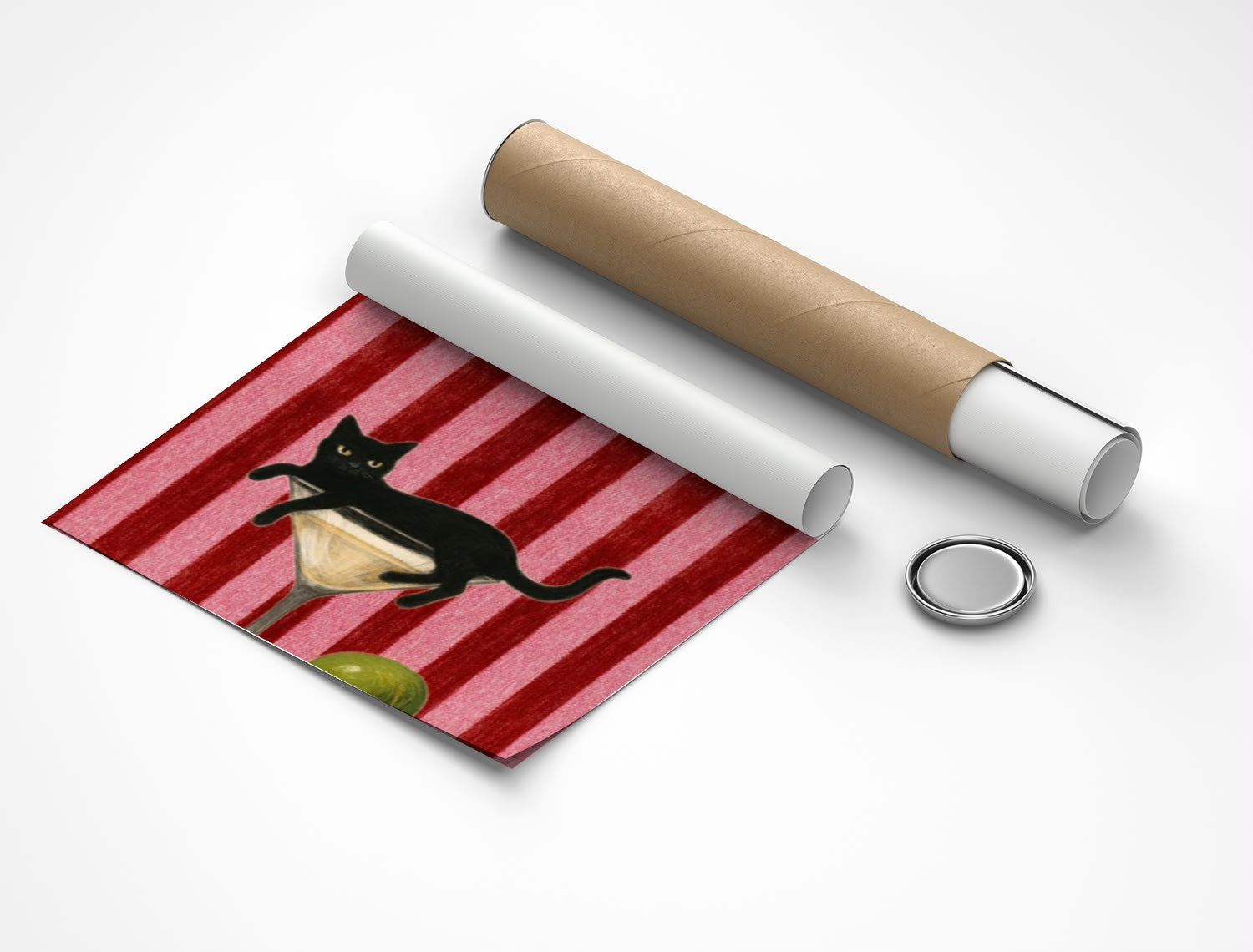 Rolled poster