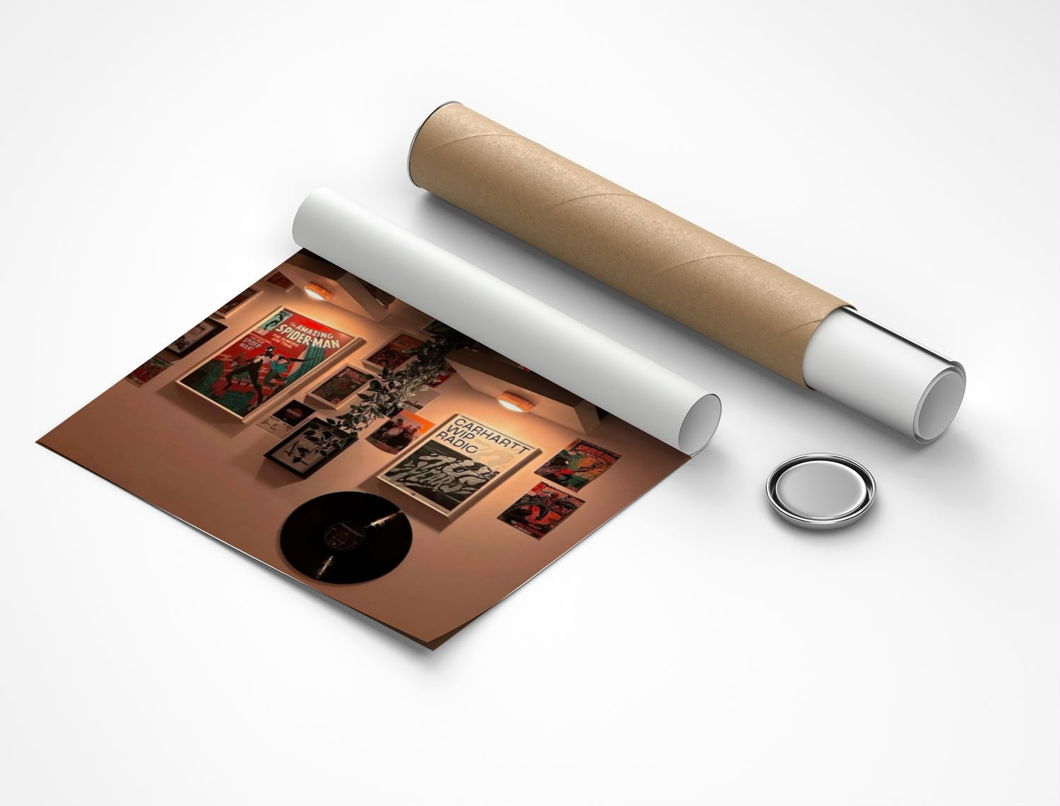 Rolled poster
