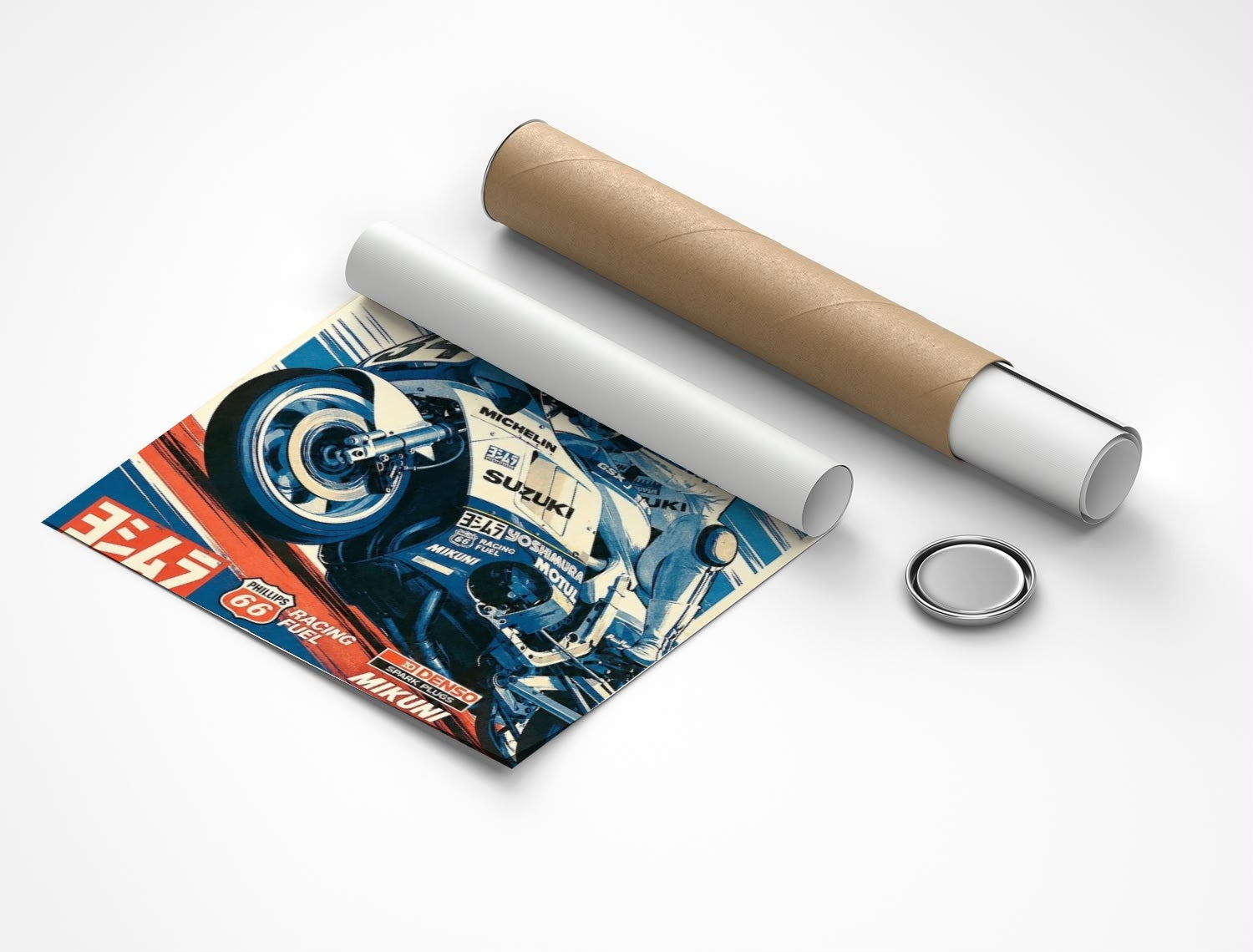 Rolled poster