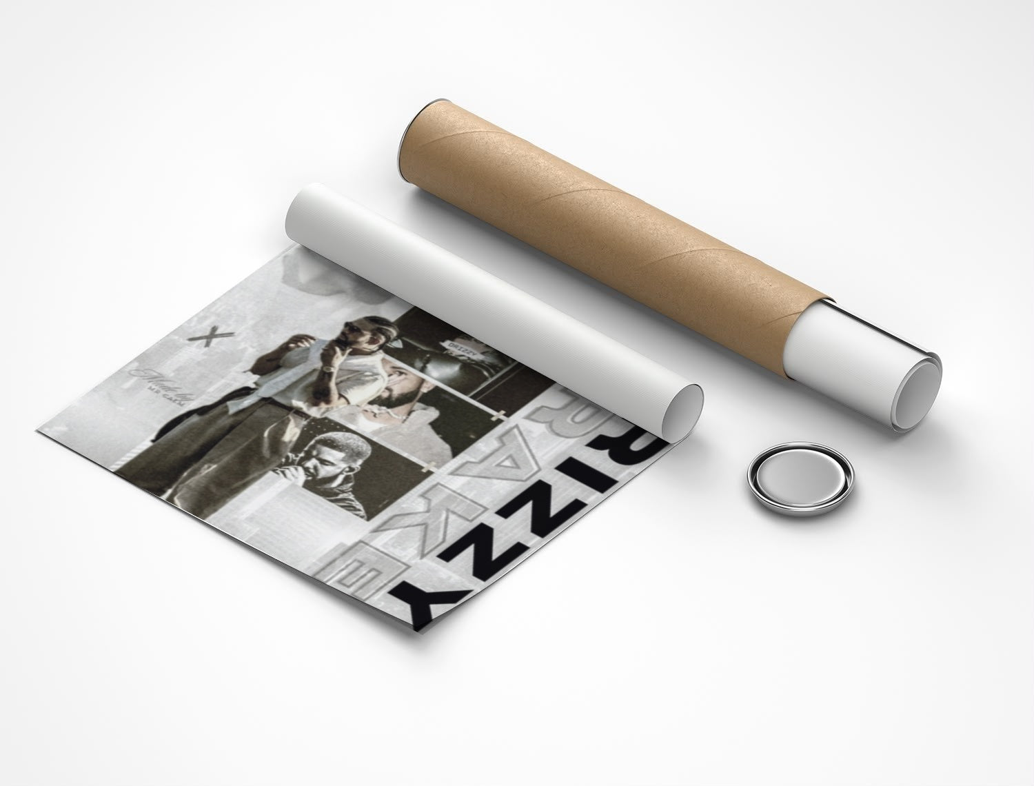 Rolled poster