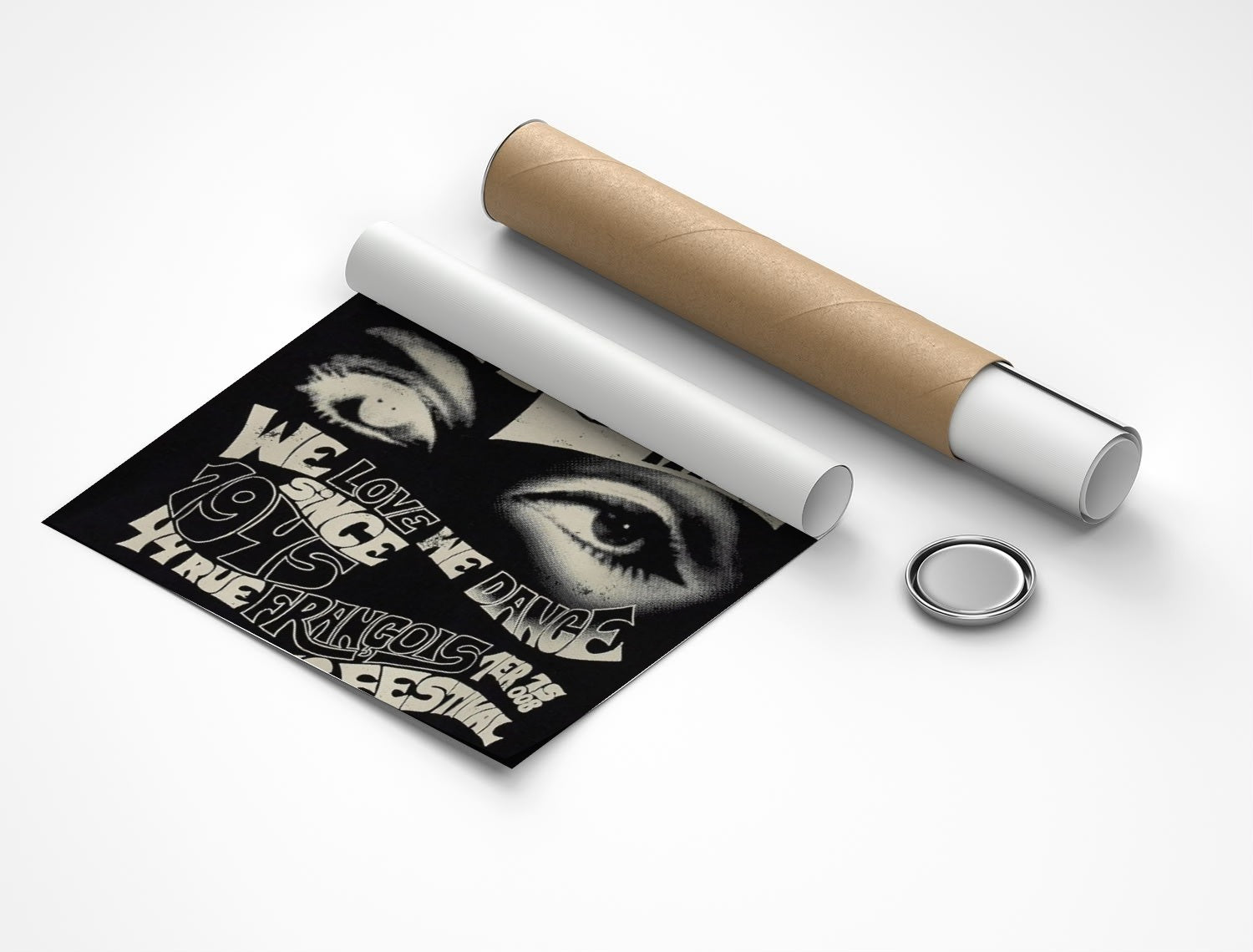 Rolled poster