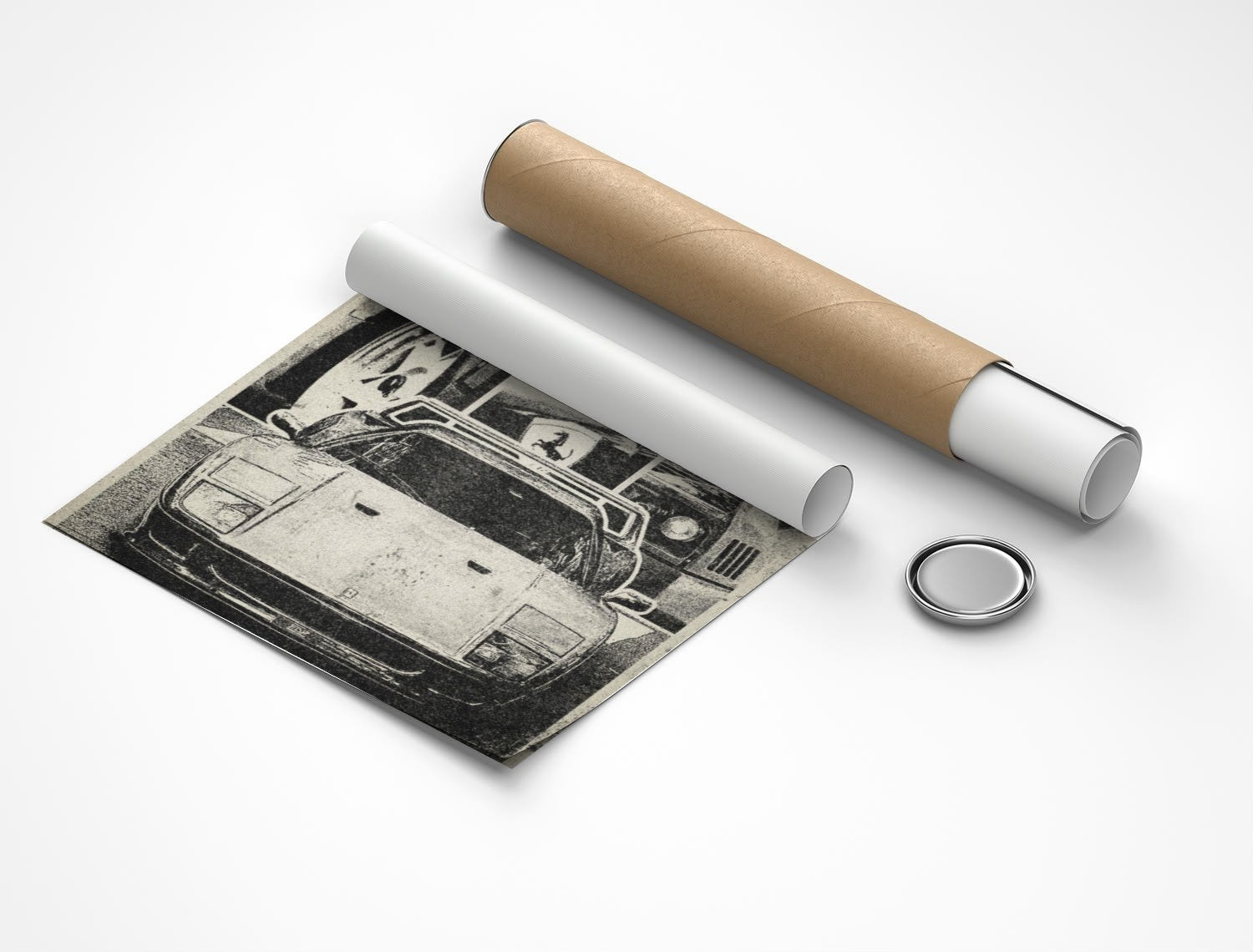 Rolled poster